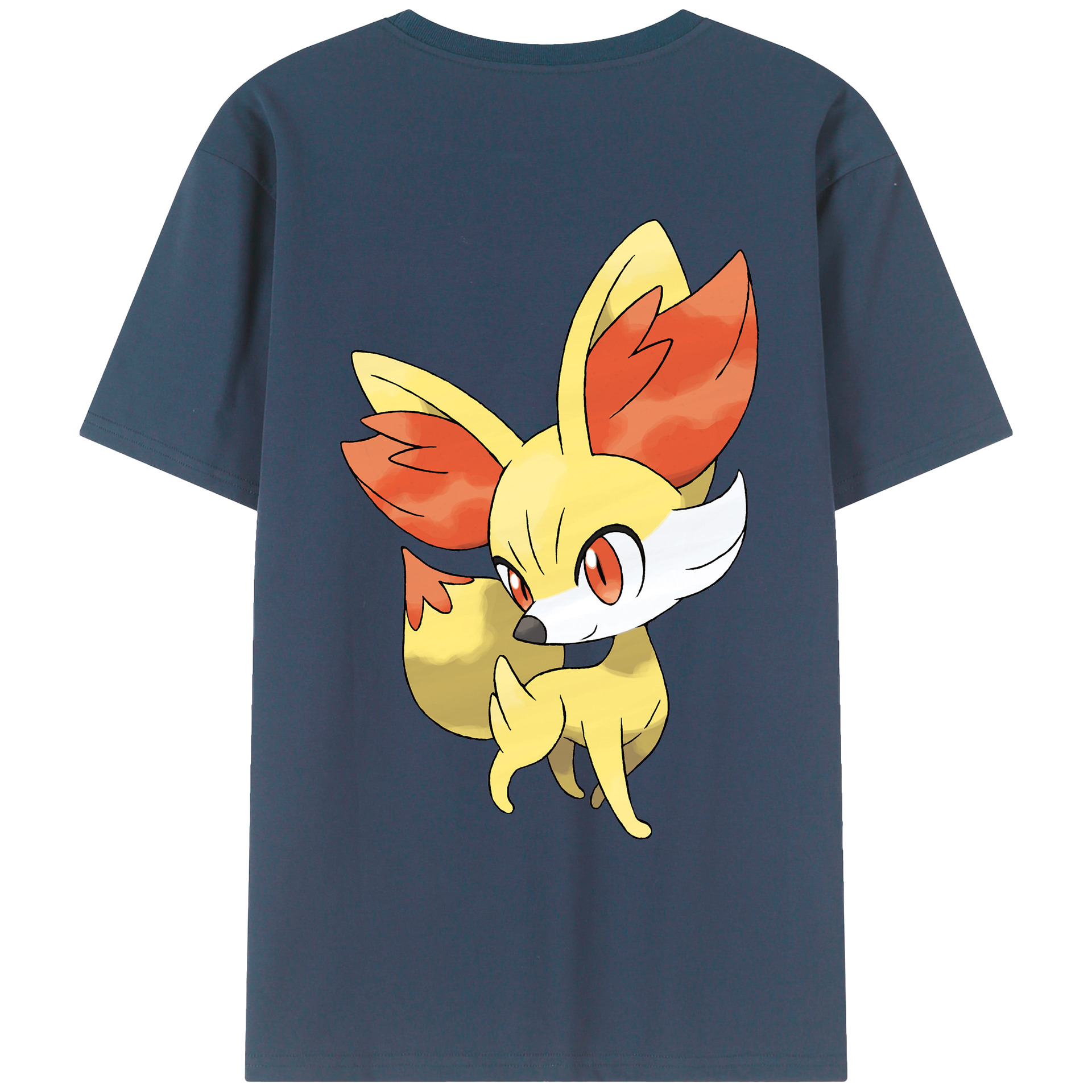 （画像用） ポケットモンスター Pokémon 綿100％ メンズ半袖Tシャツ（バックプリント） 通気性