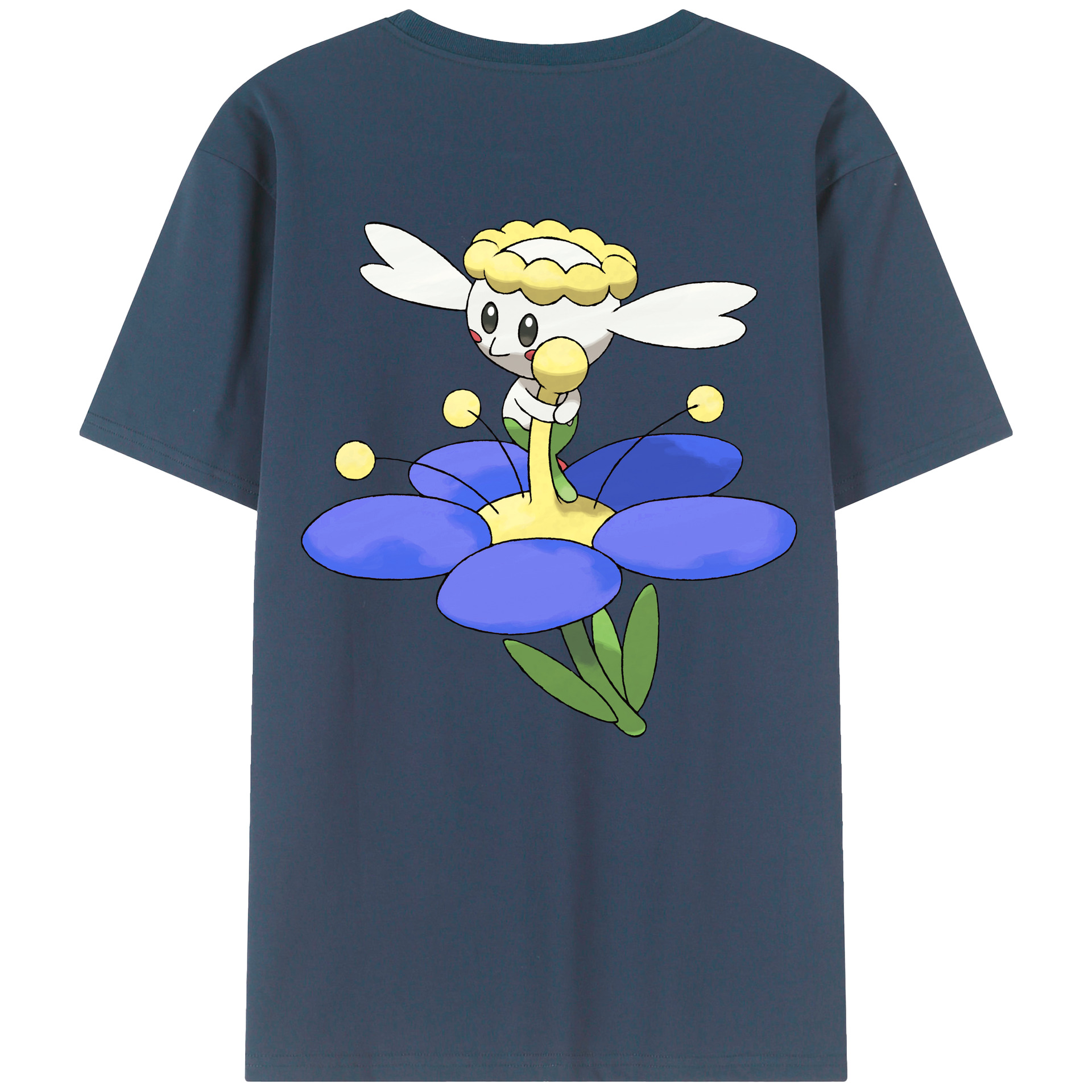 （画像用） ポケットモンスター Pokémon 綿100％ メンズ半袖Tシャツ（バックプリント） 通気性