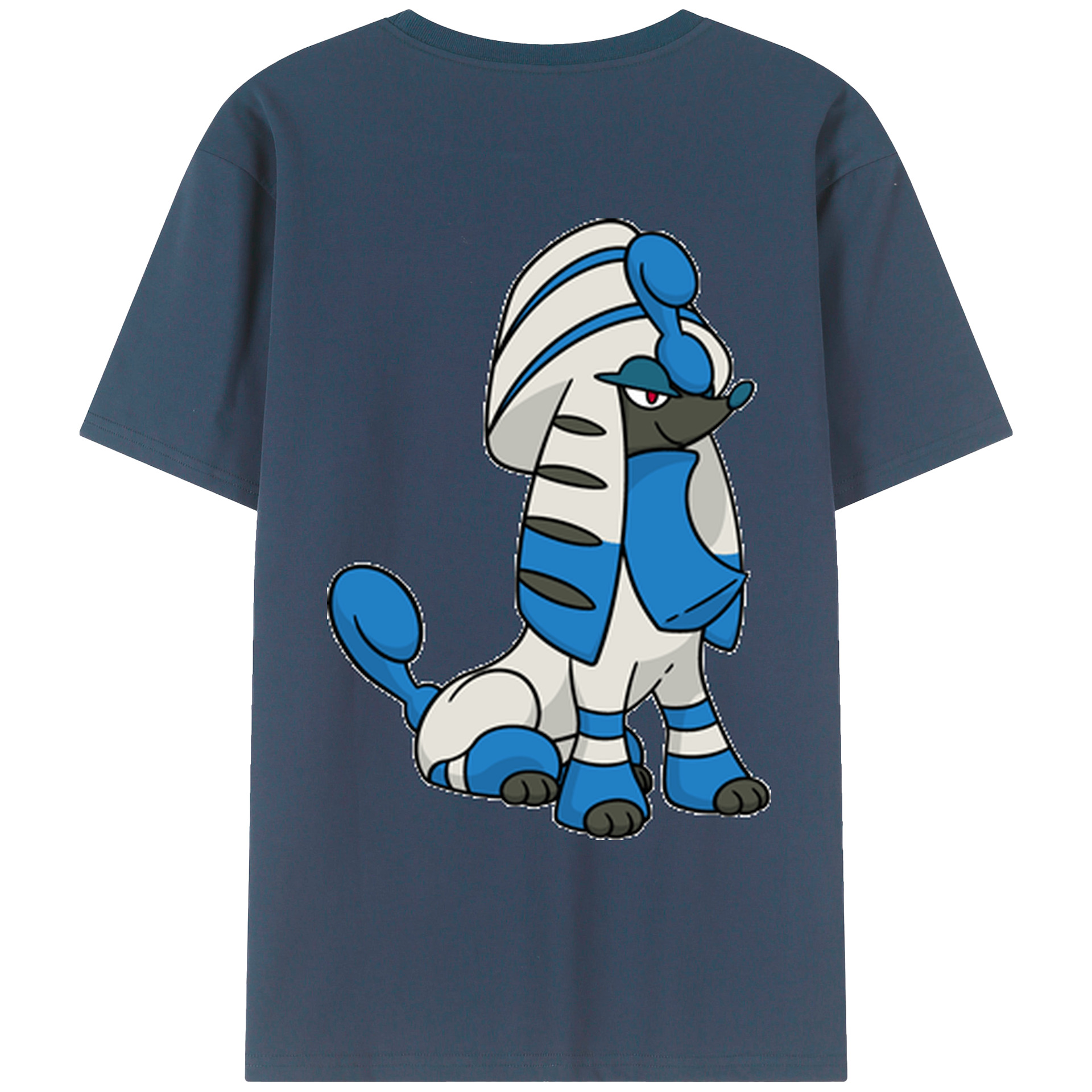 （画像用） ポケットモンスター Pokémon 綿100％ メンズ半袖Tシャツ（バックプリント） 通気性
