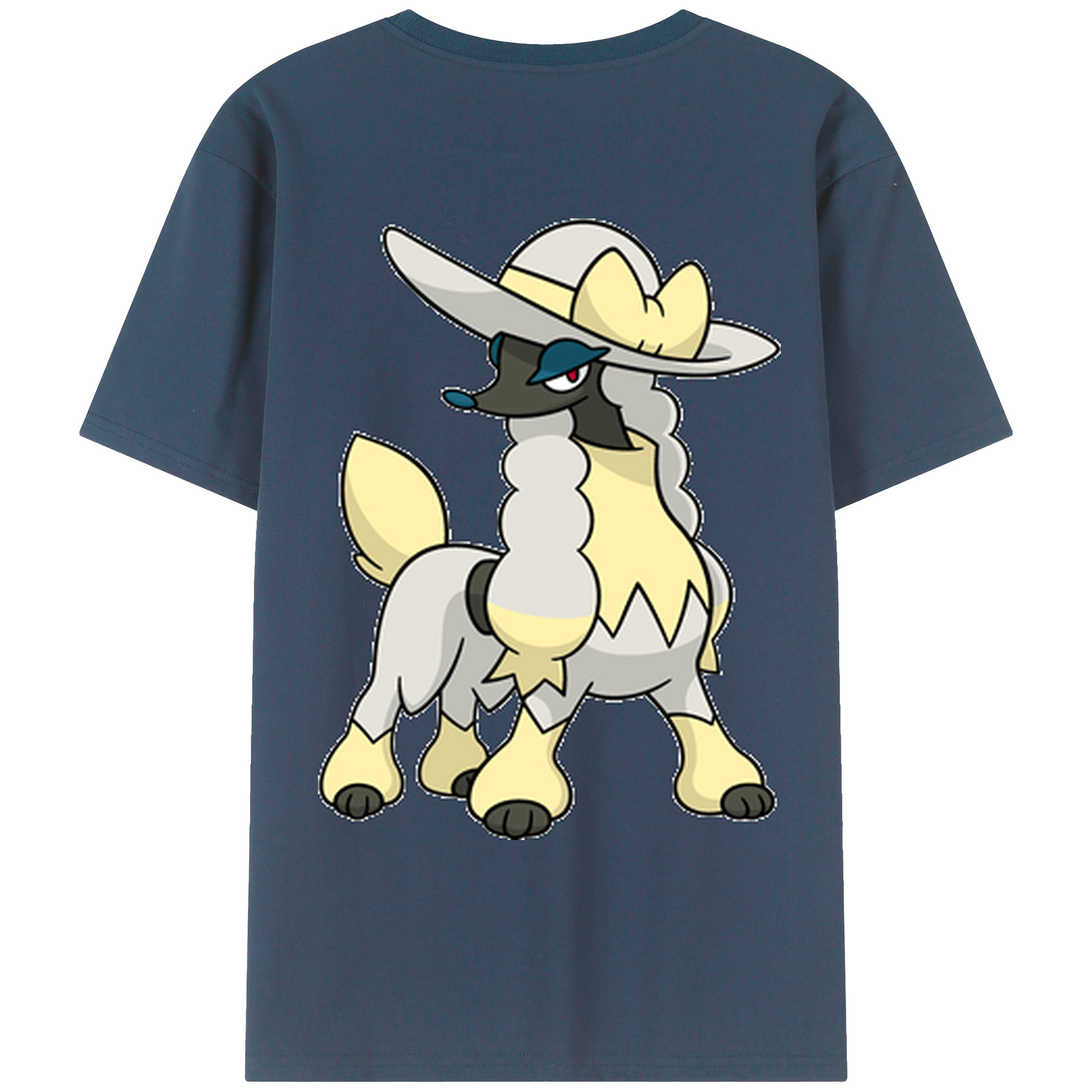 （画像用） ポケットモンスター Pokémon 綿100％ メンズ半袖Tシャツ（バックプリント） 通気性