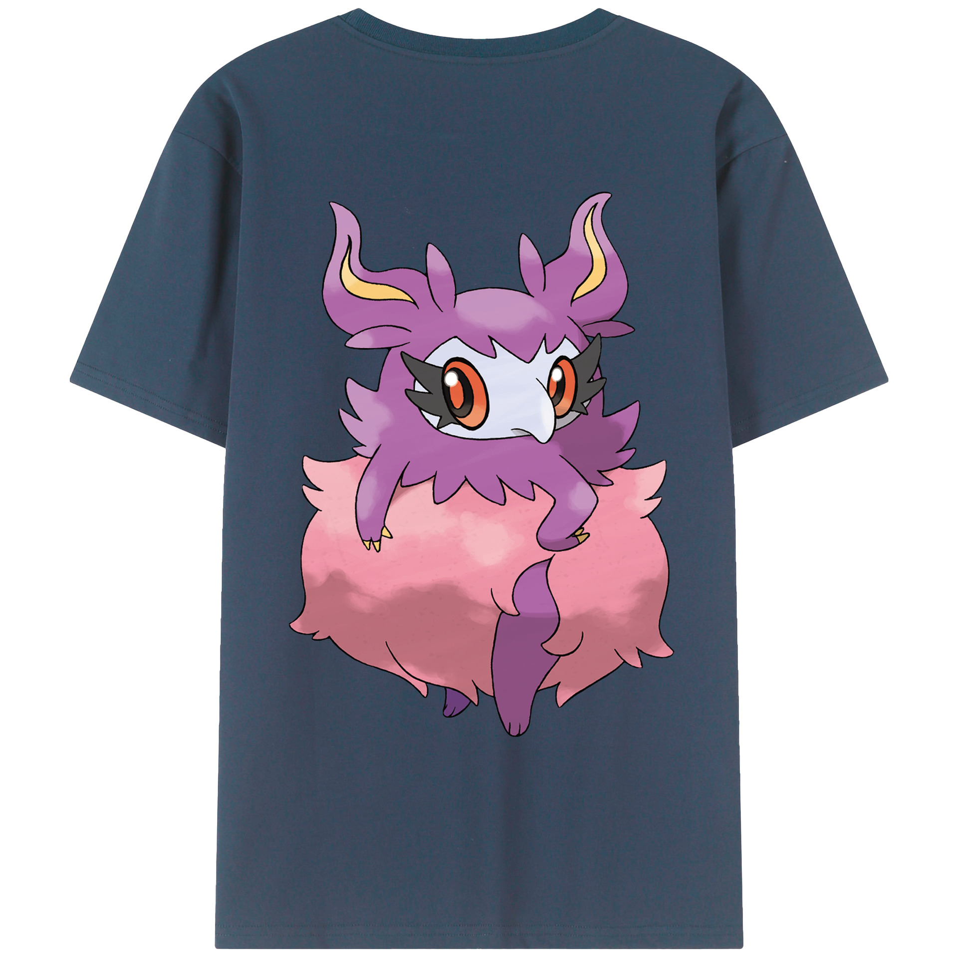 （画像用） ポケットモンスター Pokémon 綿100％ メンズ半袖Tシャツ（バックプリント） 通気性