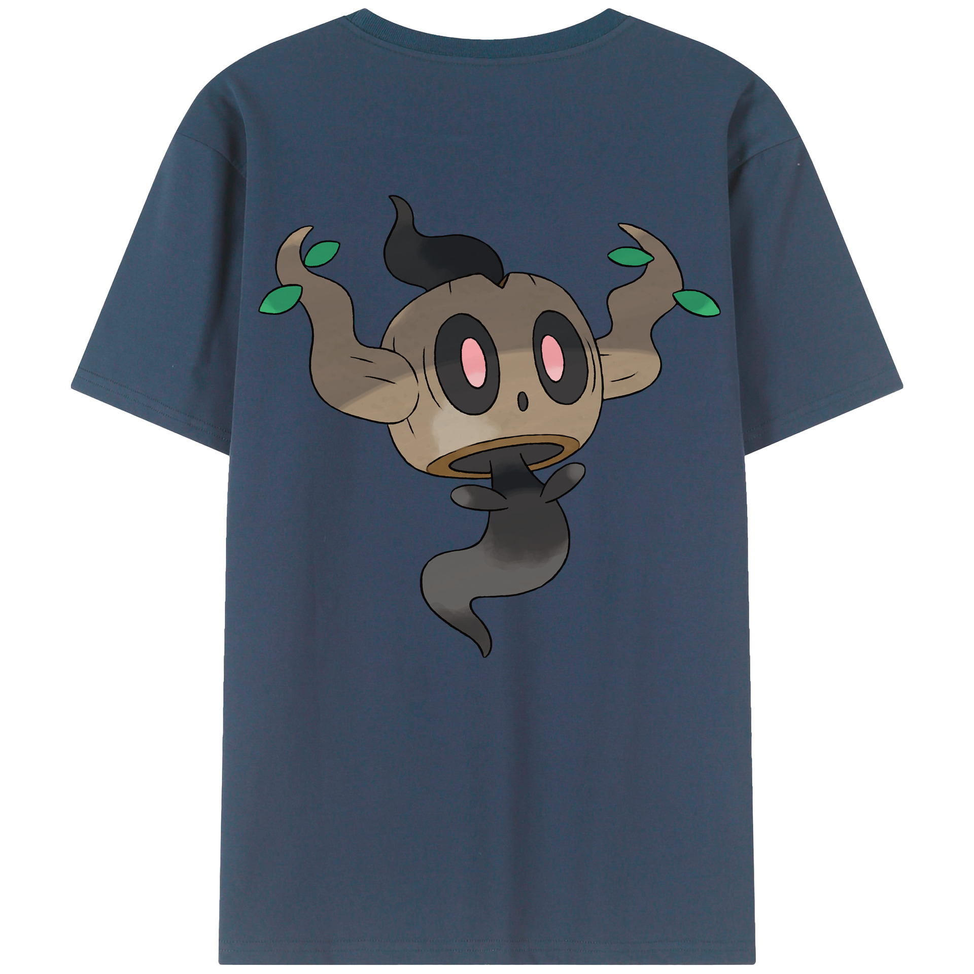 （画像用） ポケットモンスター Pokémon 綿100％ メンズ半袖Tシャツ（バックプリント） 通気性