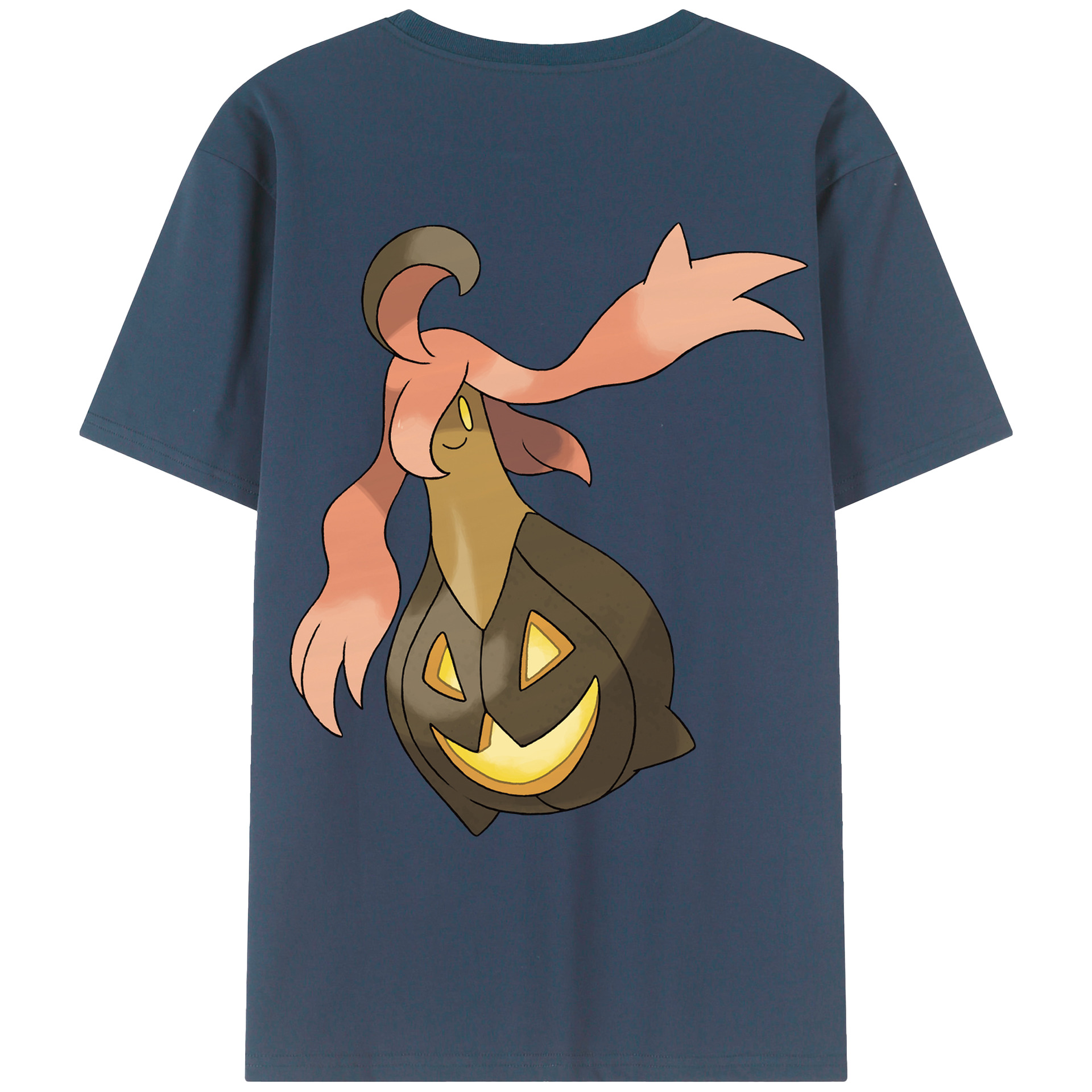 （画像用） ポケットモンスター Pokémon 綿100％ メンズ半袖Tシャツ（バックプリント） 通気性