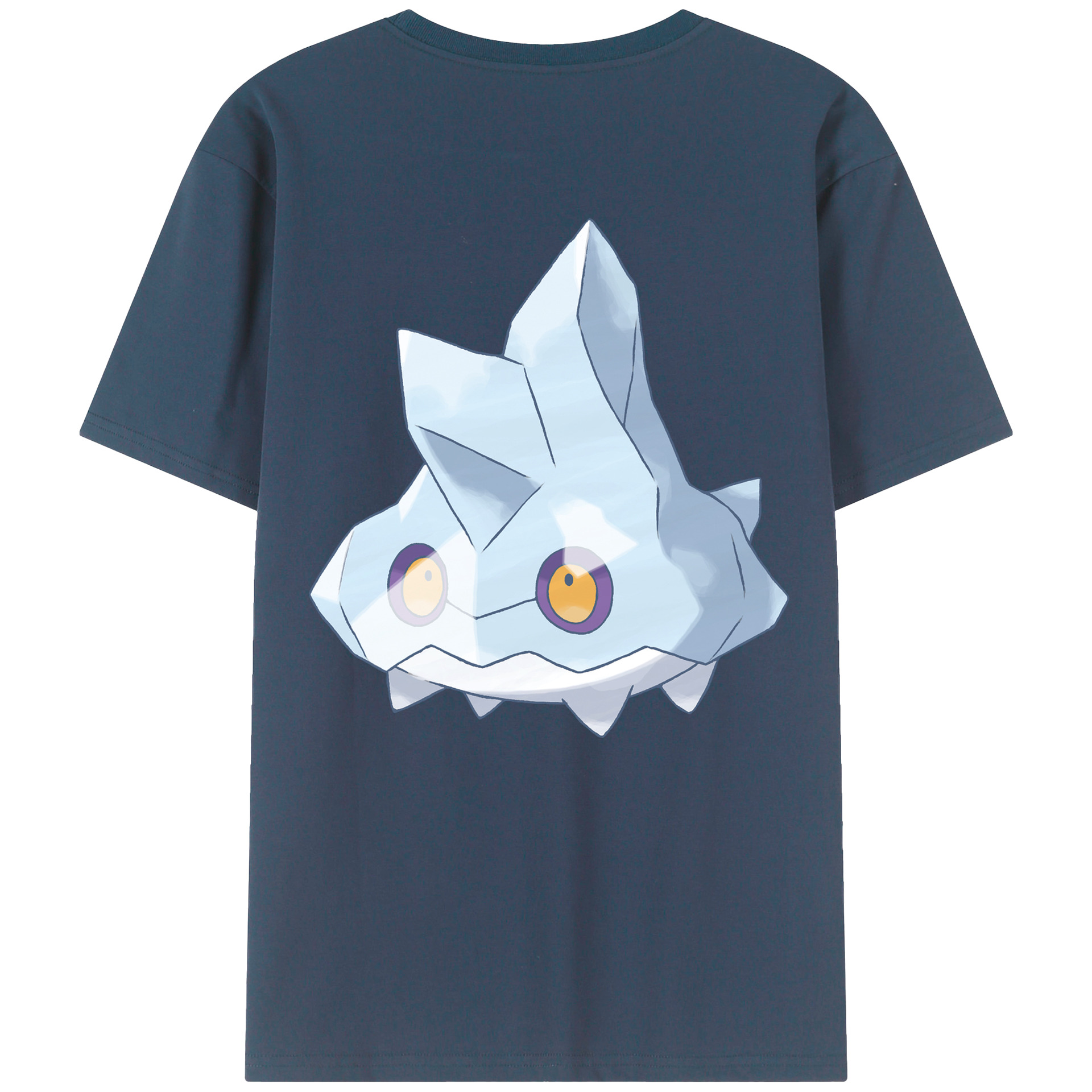 （画像用） ポケットモンスター Pokémon 綿100％ メンズ半袖Tシャツ（バックプリント） 通気性