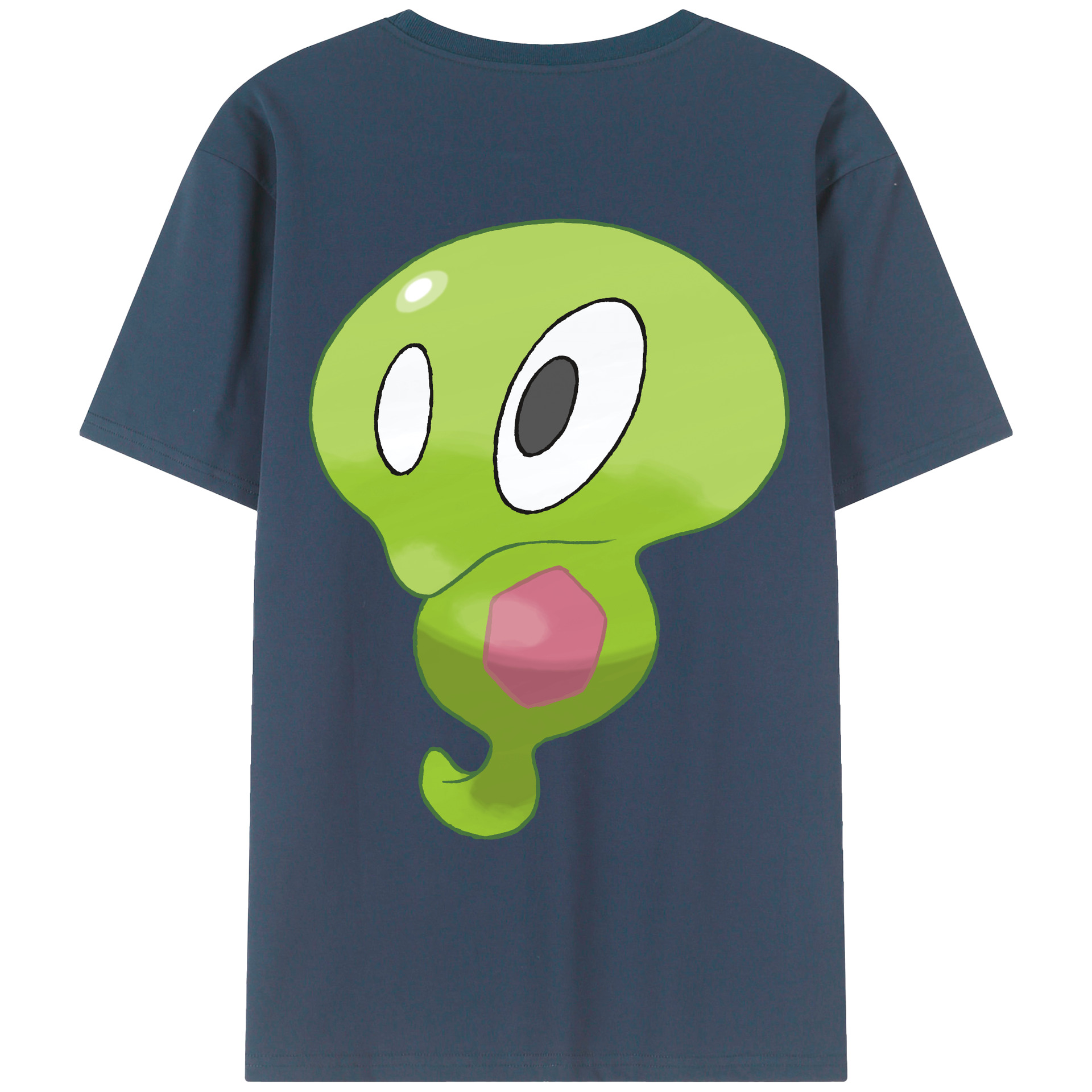 （画像用） ポケットモンスター Pokémon 綿100％ メンズ半袖Tシャツ（バックプリント） 通気性
