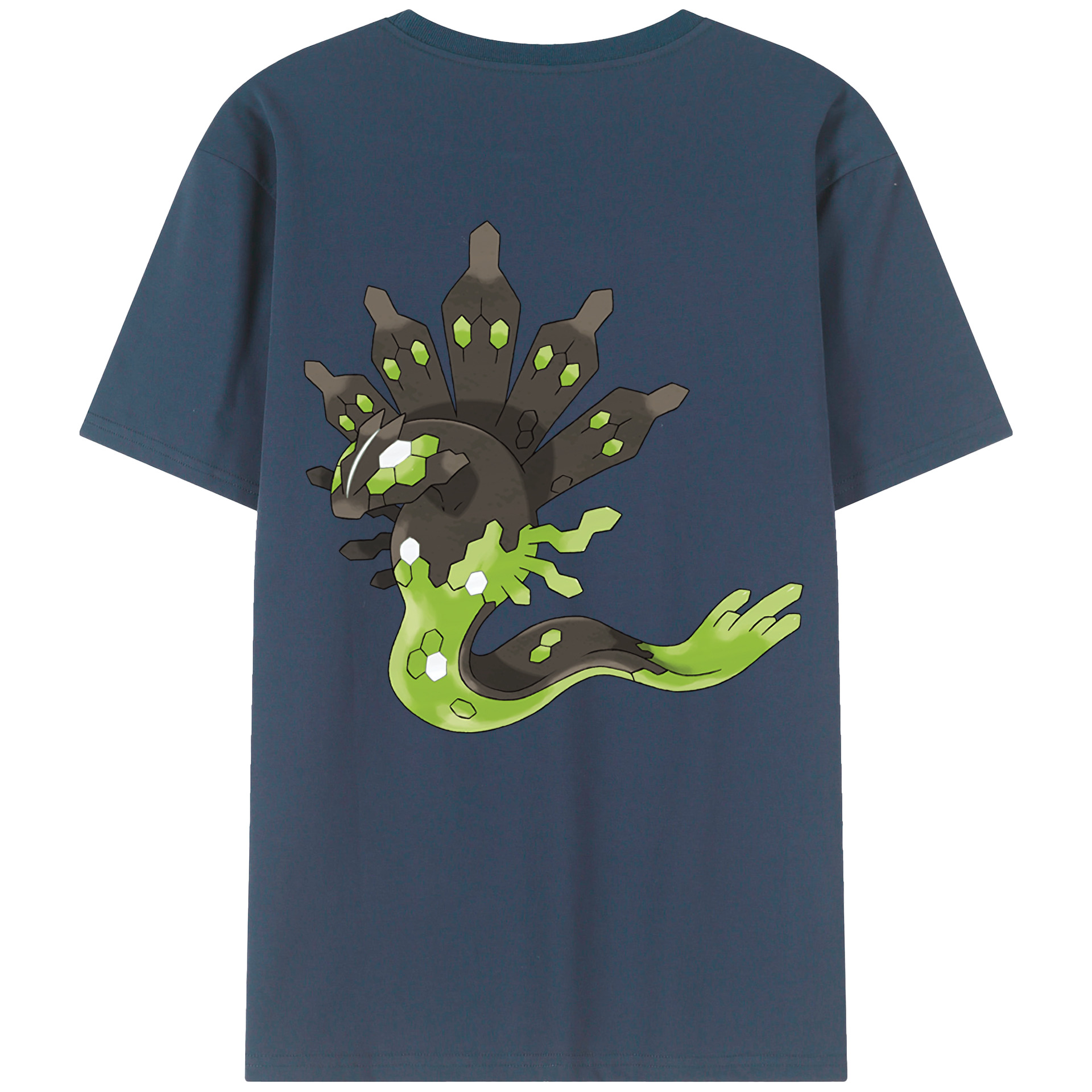 （画像用） ポケットモンスター Pokémon 綿100％ メンズ半袖Tシャツ（バックプリント） 通気性