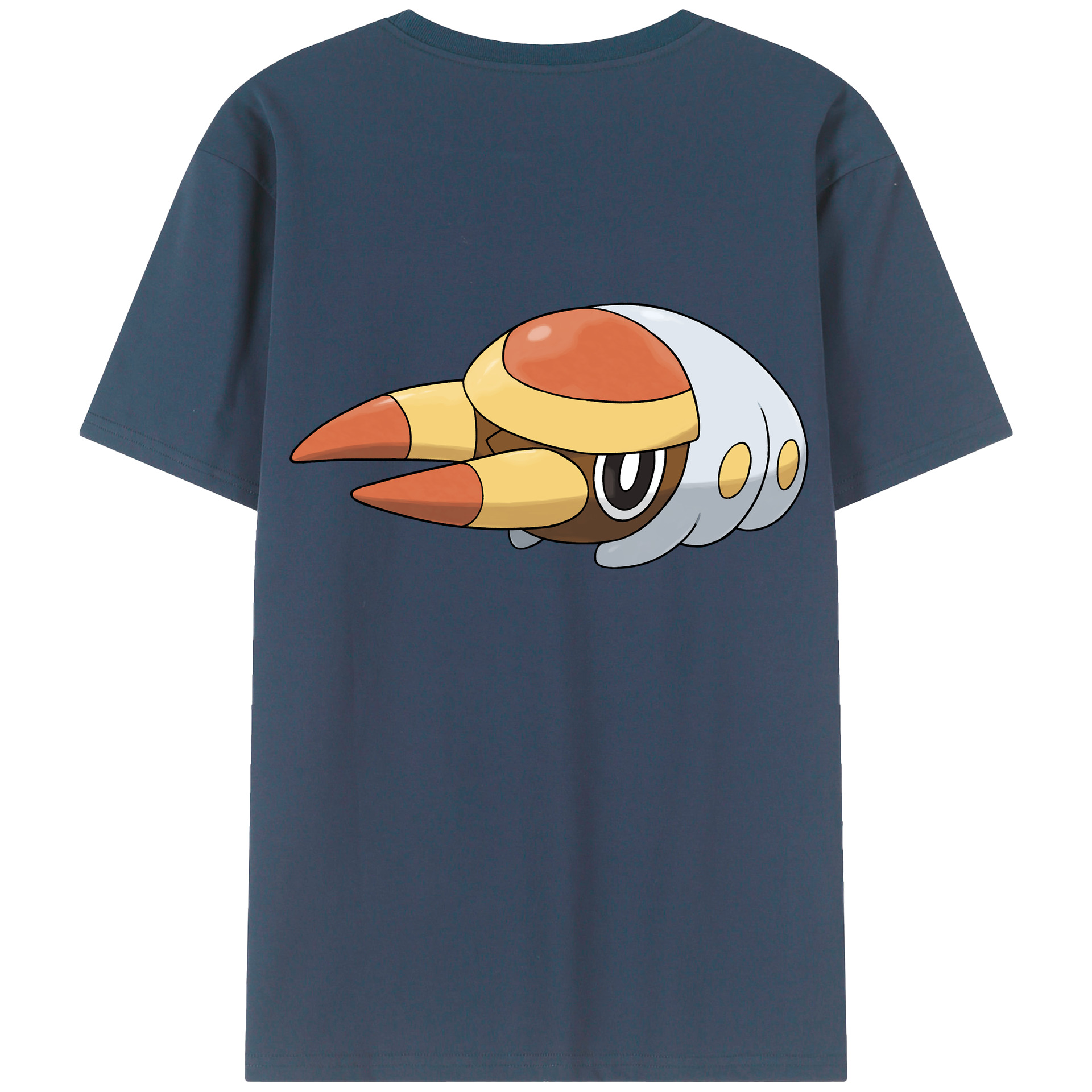 （画像用） ポケットモンスター Pokémon 綿100％ メンズ半袖Tシャツ（バックプリント） 通気性
