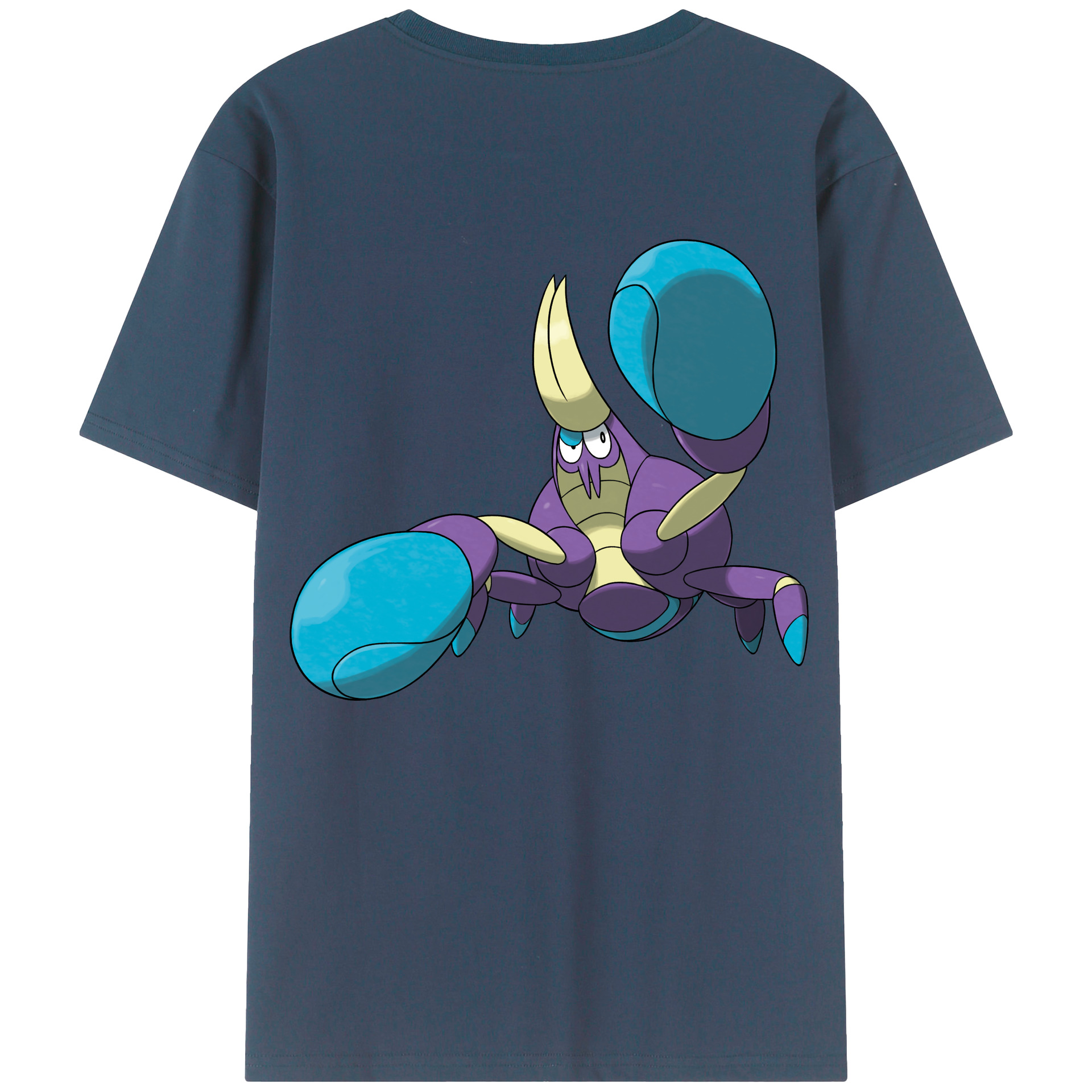 （画像用） ポケットモンスター Pokémon 綿100％ メンズ半袖Tシャツ（バックプリント） 通気性