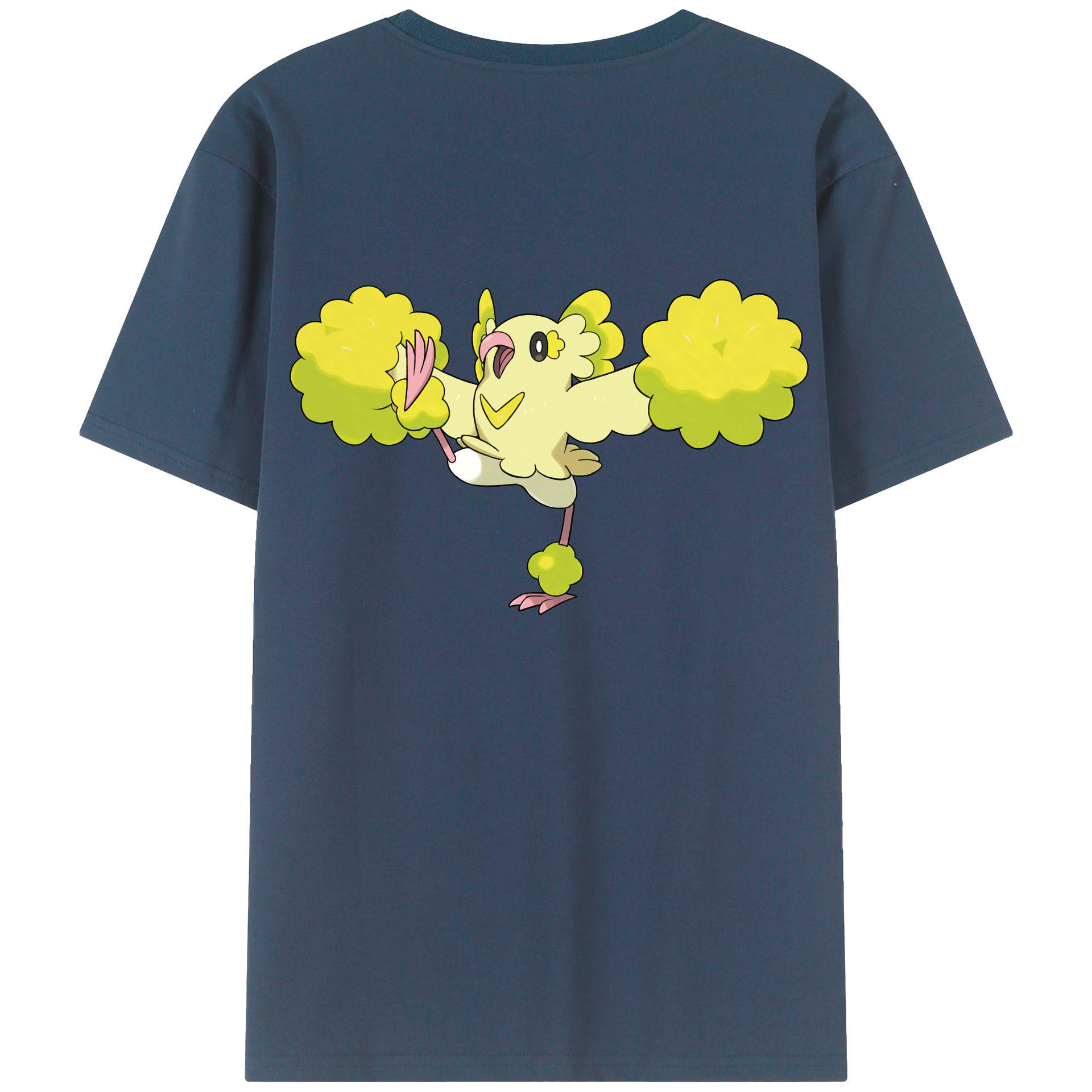 （画像用） ポケットモンスター Pokémon 綿100％ メンズ半袖Tシャツ（バックプリント） 通気性