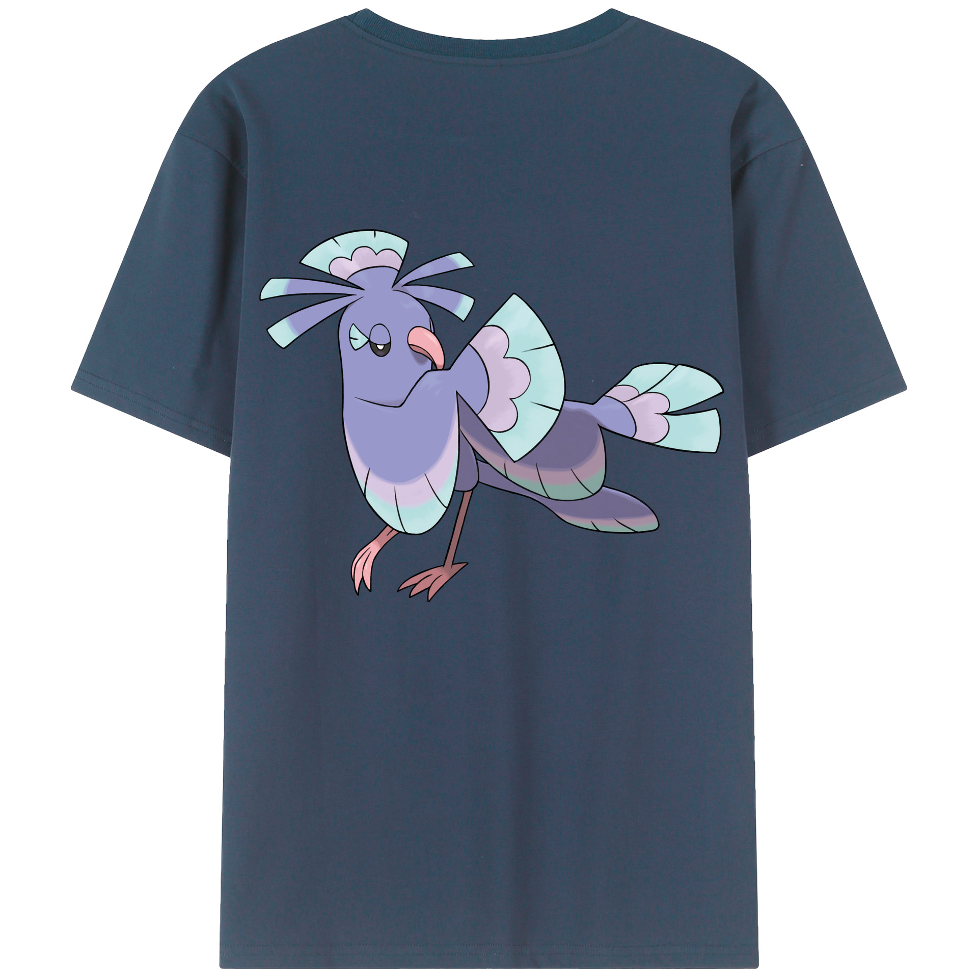 （画像用） ポケットモンスター Pokémon 綿100％ メンズ半袖Tシャツ（バックプリント） 通気性