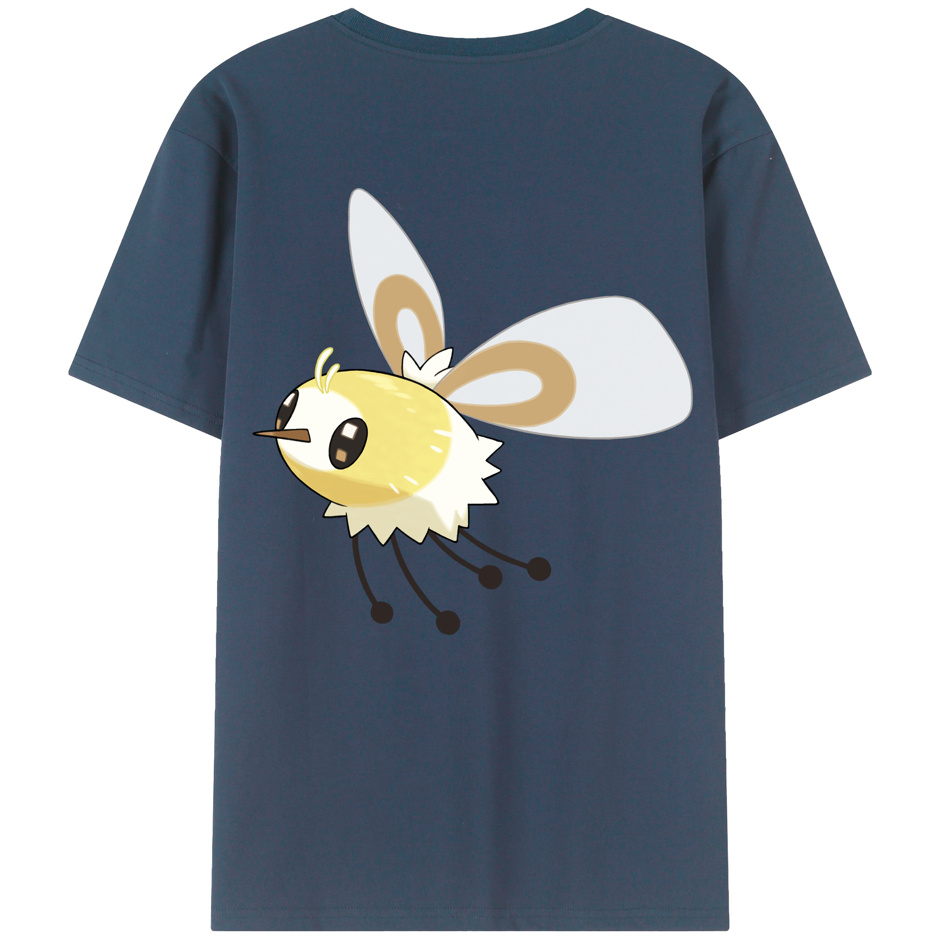 （画像用） ポケットモンスター Pokémon 綿100％ メンズ半袖Tシャツ（バックプリント） 通気性