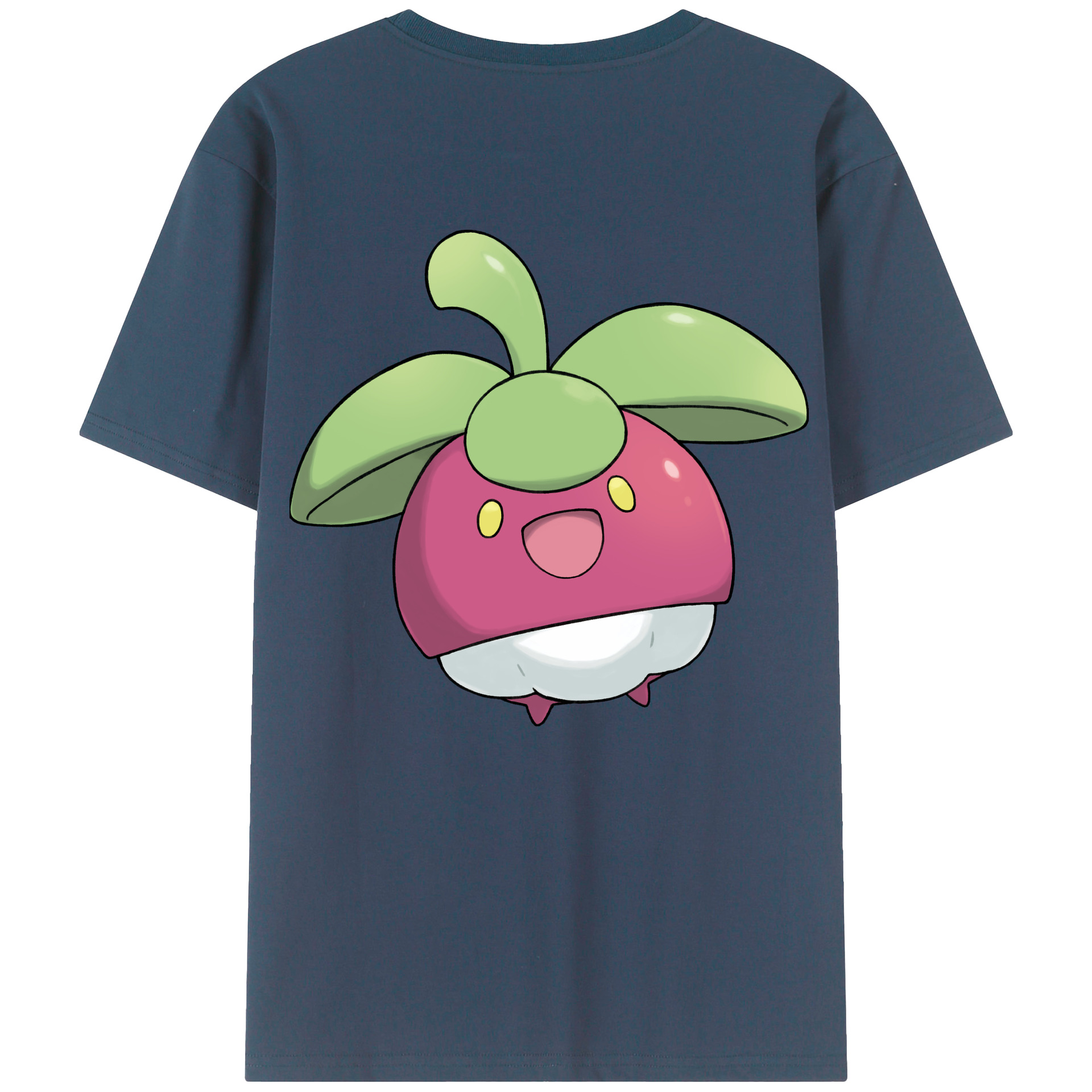 （画像用） ポケットモンスター Pokémon 綿100％ メンズ半袖Tシャツ（バックプリント） 通気性
