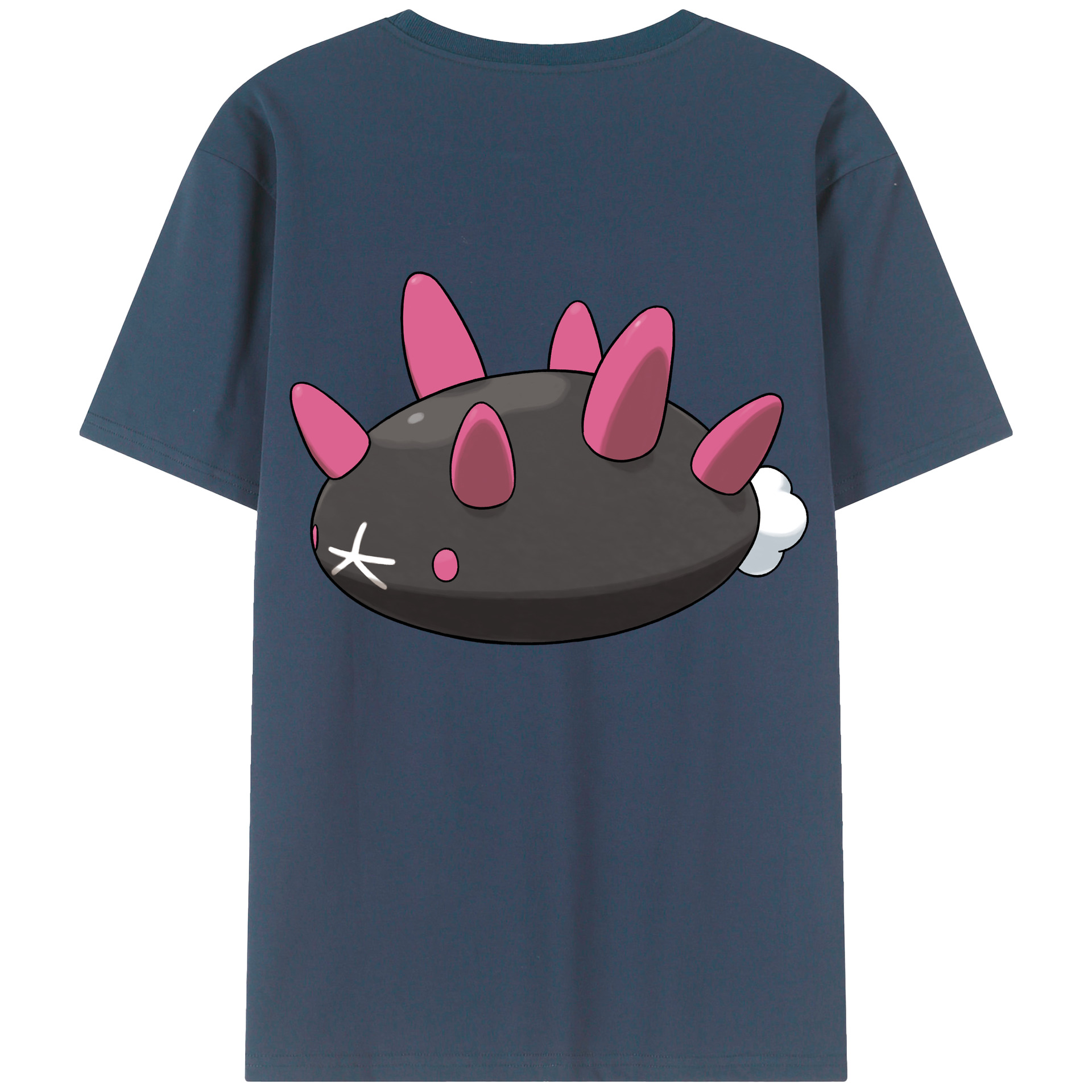 （画像用） ポケットモンスター Pokémon 綿100％ メンズ半袖Tシャツ（バックプリント） 通気性