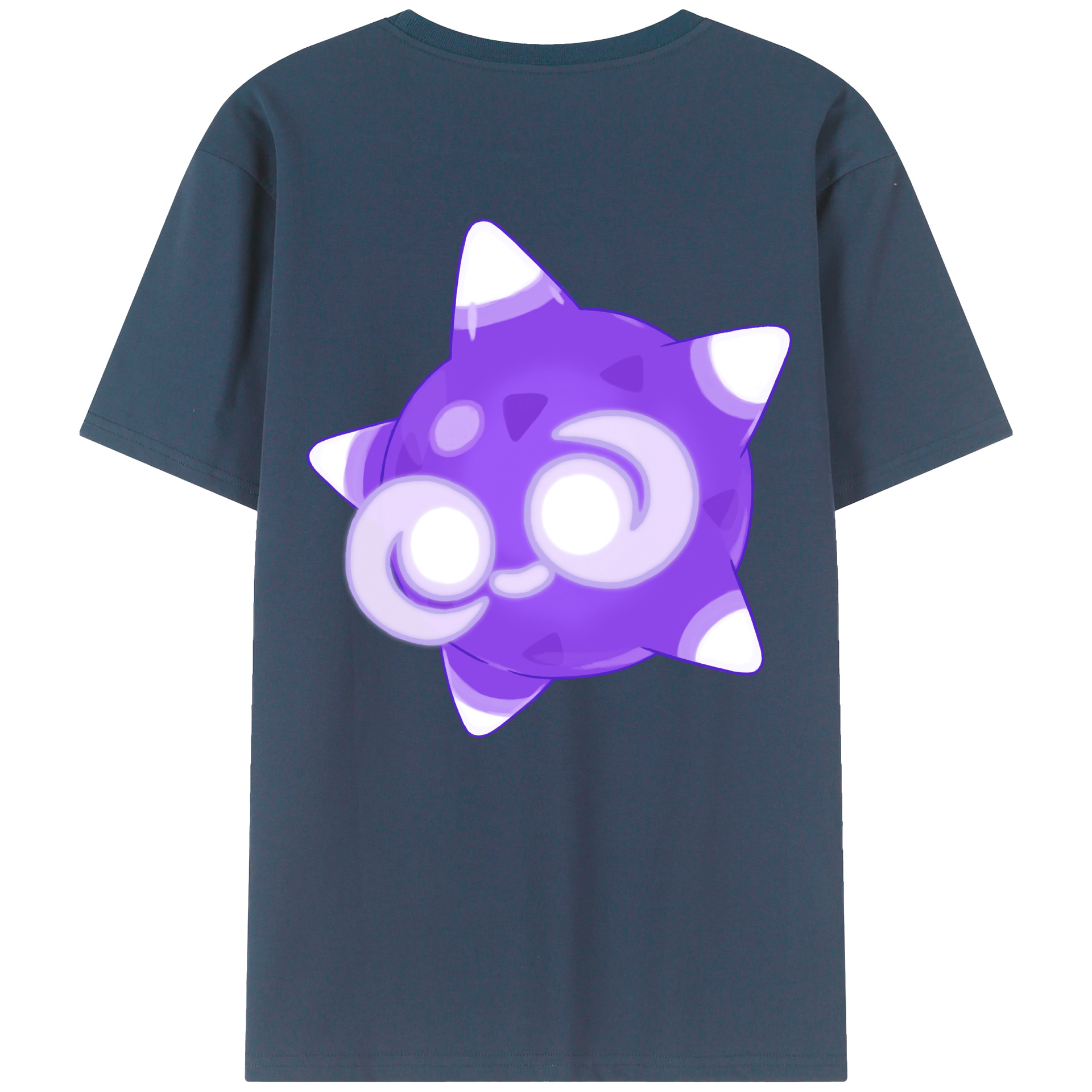 （画像用） ポケットモンスター Pokémon 綿100％ メンズ半袖Tシャツ（バックプリント） 通気性