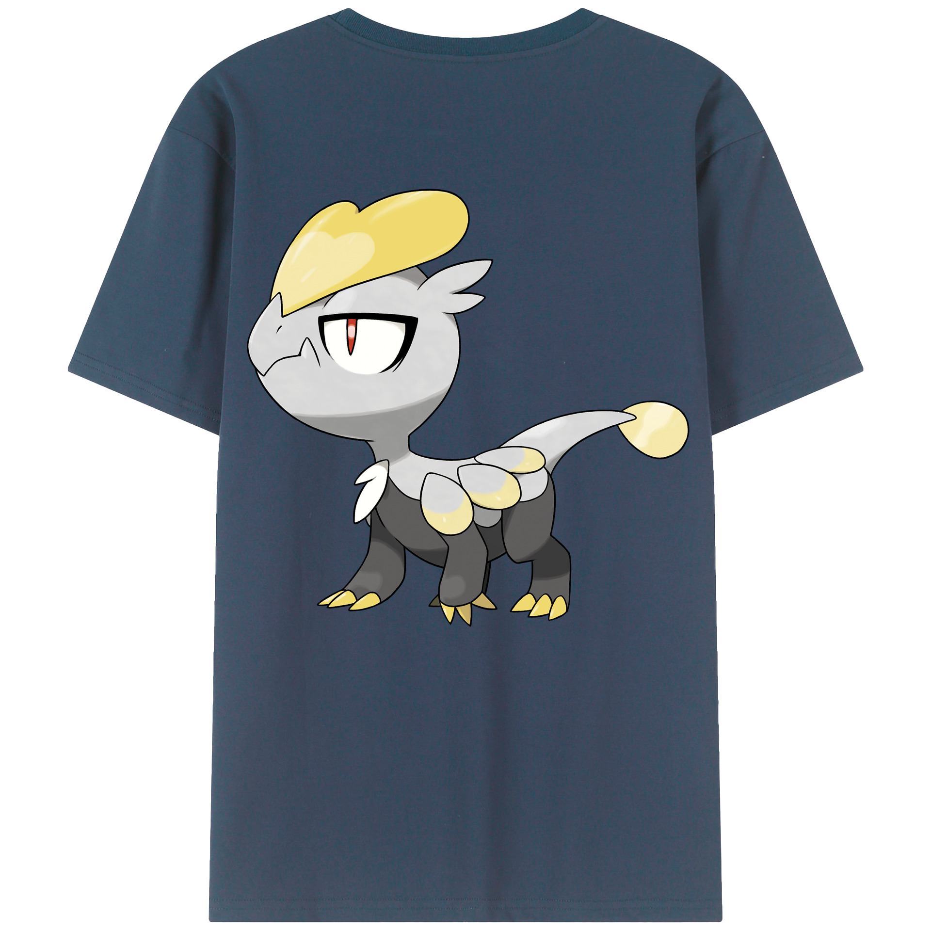 （画像用） ポケットモンスター Pokémon 綿100％ メンズ半袖Tシャツ（バックプリント） 通気性