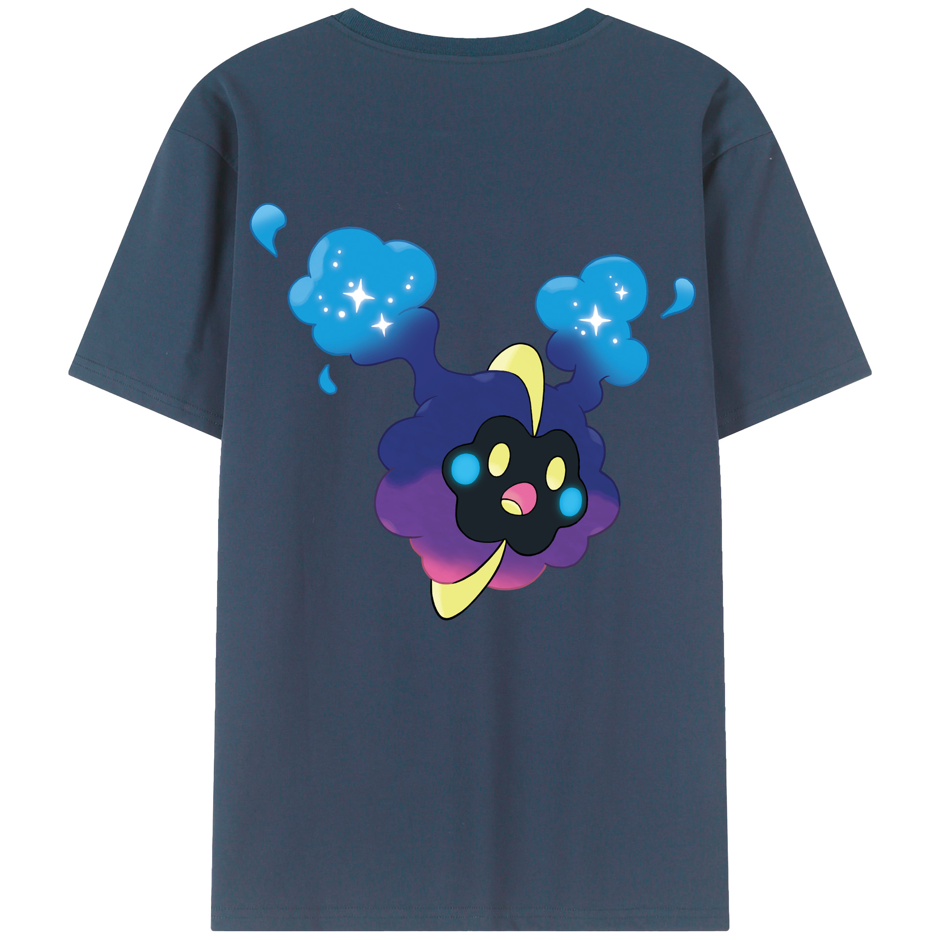 （画像用） ポケットモンスター Pokémon 綿100％ メンズ半袖Tシャツ（バックプリント） 通気性
