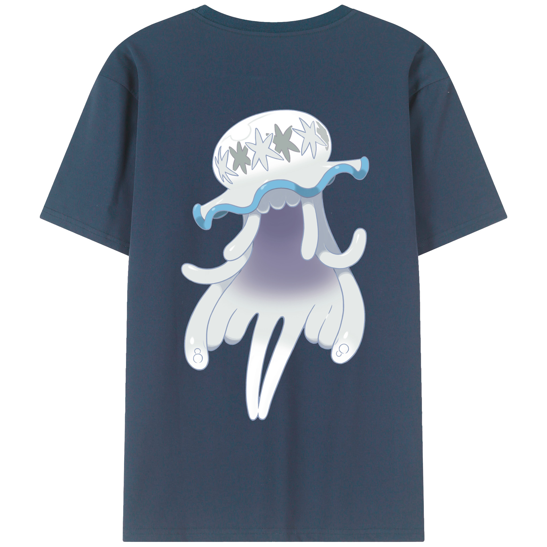 （画像用） ポケットモンスター Pokémon 綿100％ メンズ半袖Tシャツ（バックプリント） 通気性