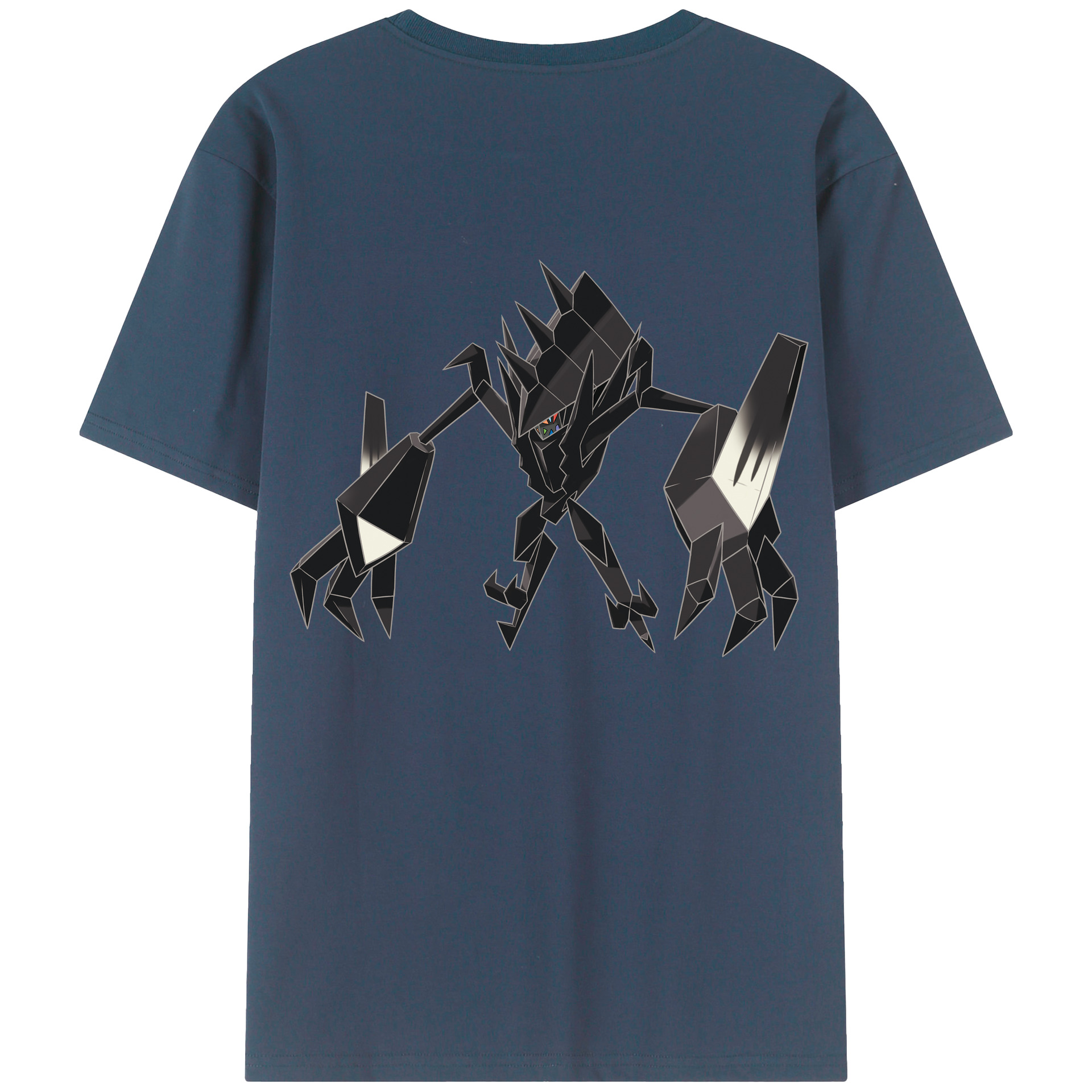 （画像用） ポケットモンスター Pokémon 綿100％ メンズ半袖Tシャツ（バックプリント） 通気性