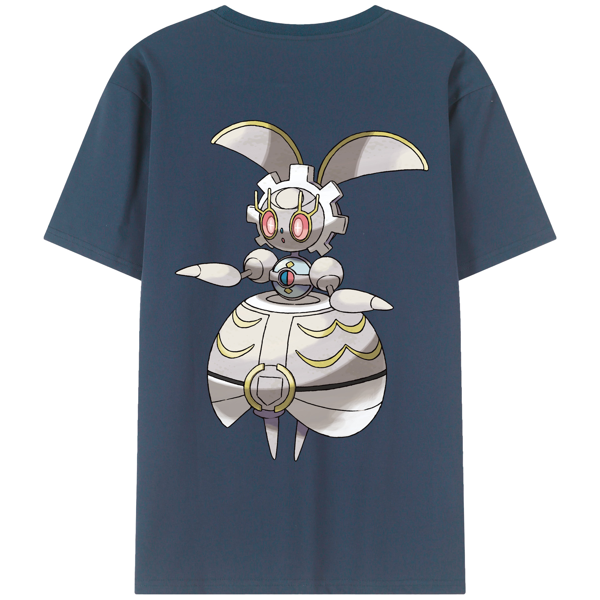 （画像用） ポケットモンスター Pokémon 綿100％ メンズ半袖Tシャツ（バックプリント） 通気性