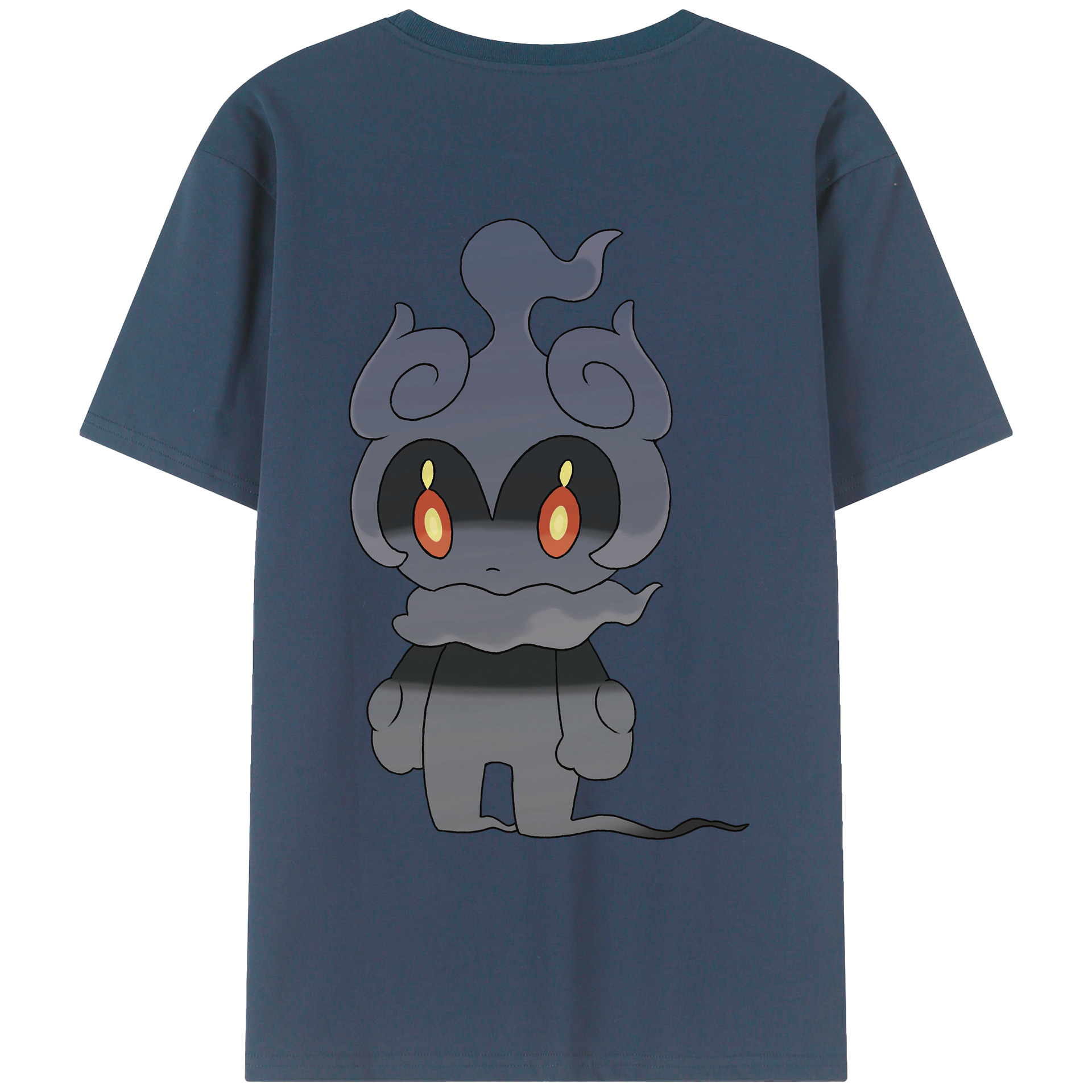 （画像用） ポケットモンスター Pokémon 綿100％ メンズ半袖Tシャツ（バックプリント） 通気性