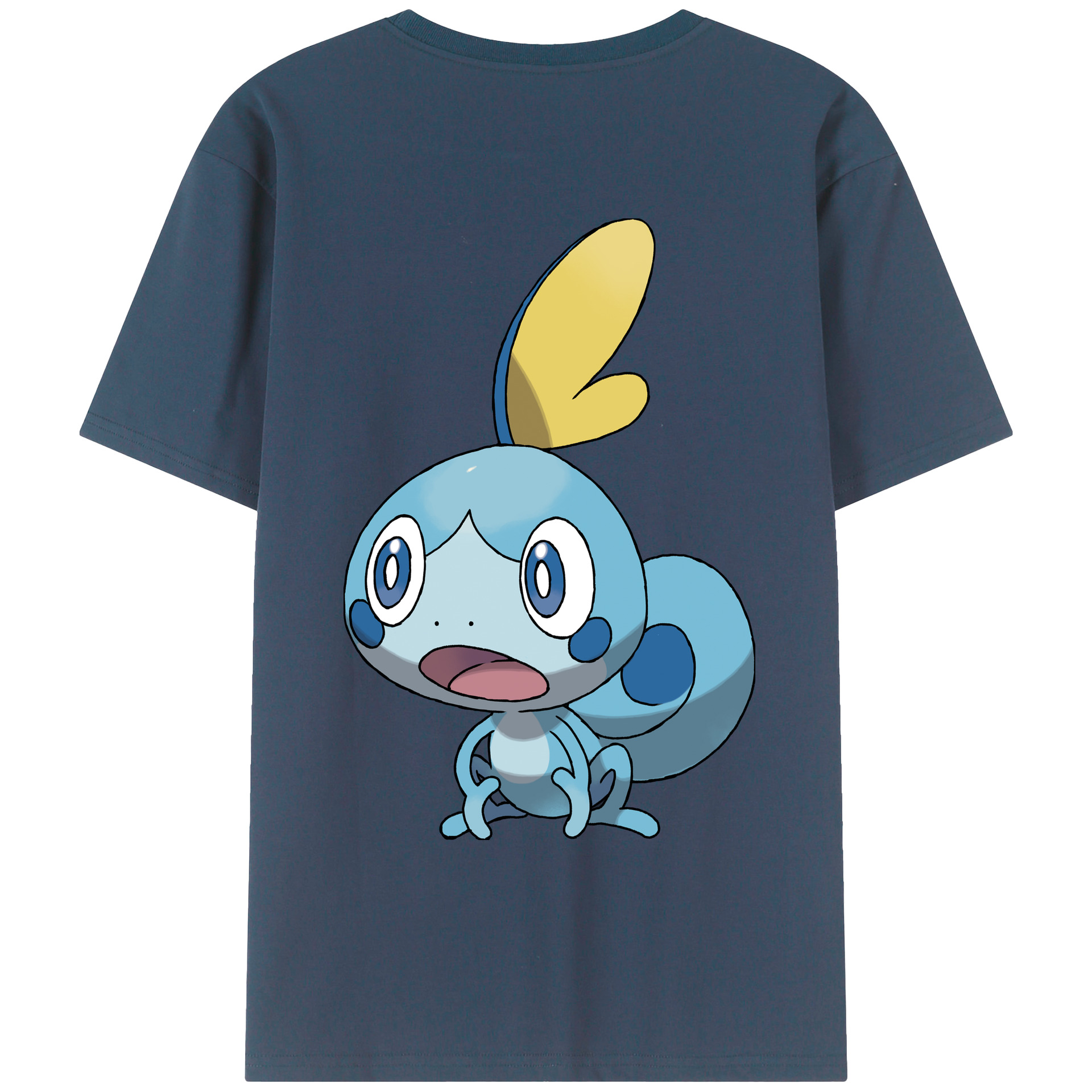 （画像用） ポケットモンスター Pokémon 綿100％ メンズ半袖Tシャツ（バックプリント） 通気性