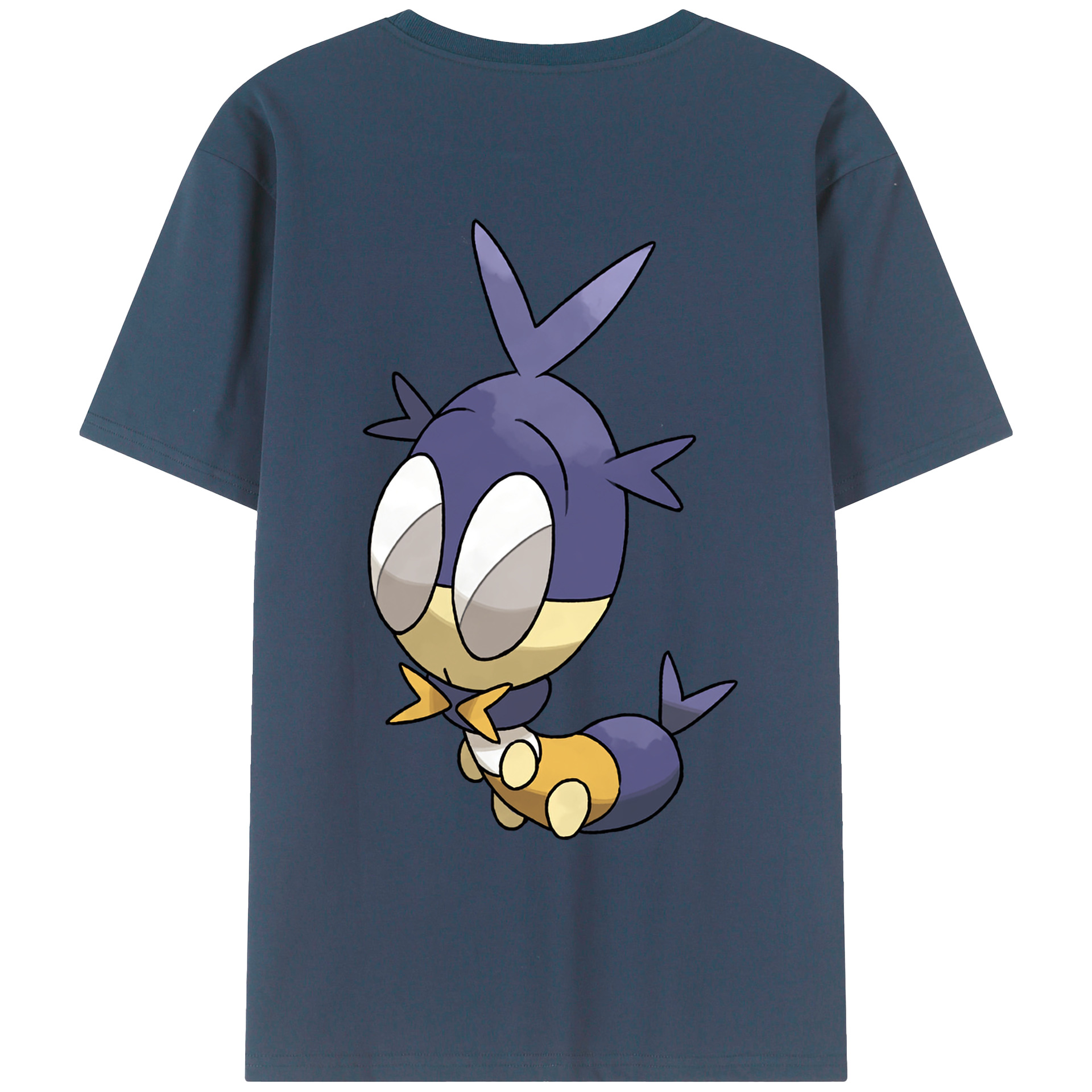（画像用） ポケットモンスター Pokémon 綿100％ メンズ半袖Tシャツ（バックプリント） 通気性