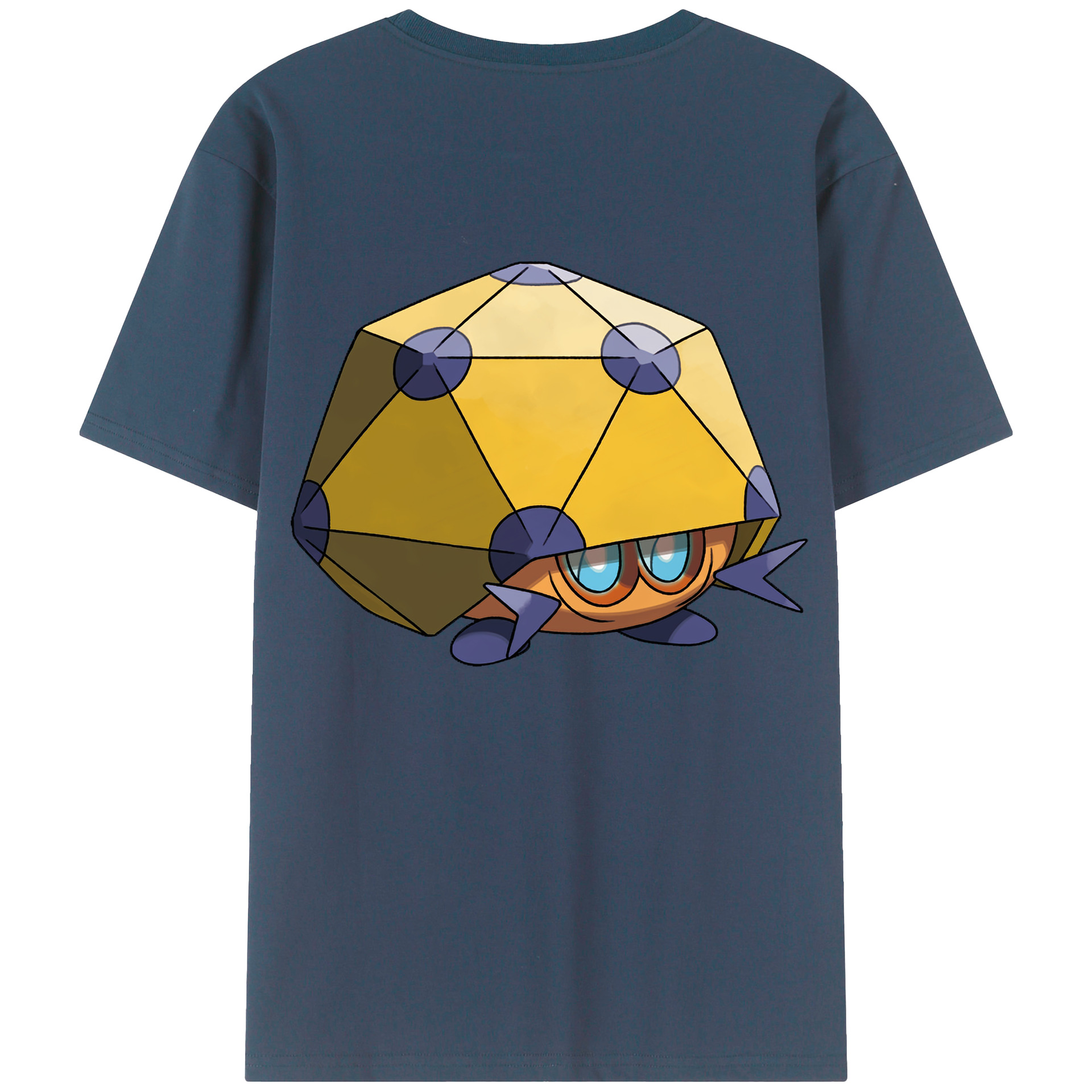 （画像用） ポケットモンスター Pokémon 綿100％ メンズ半袖Tシャツ（バックプリント） 通気性