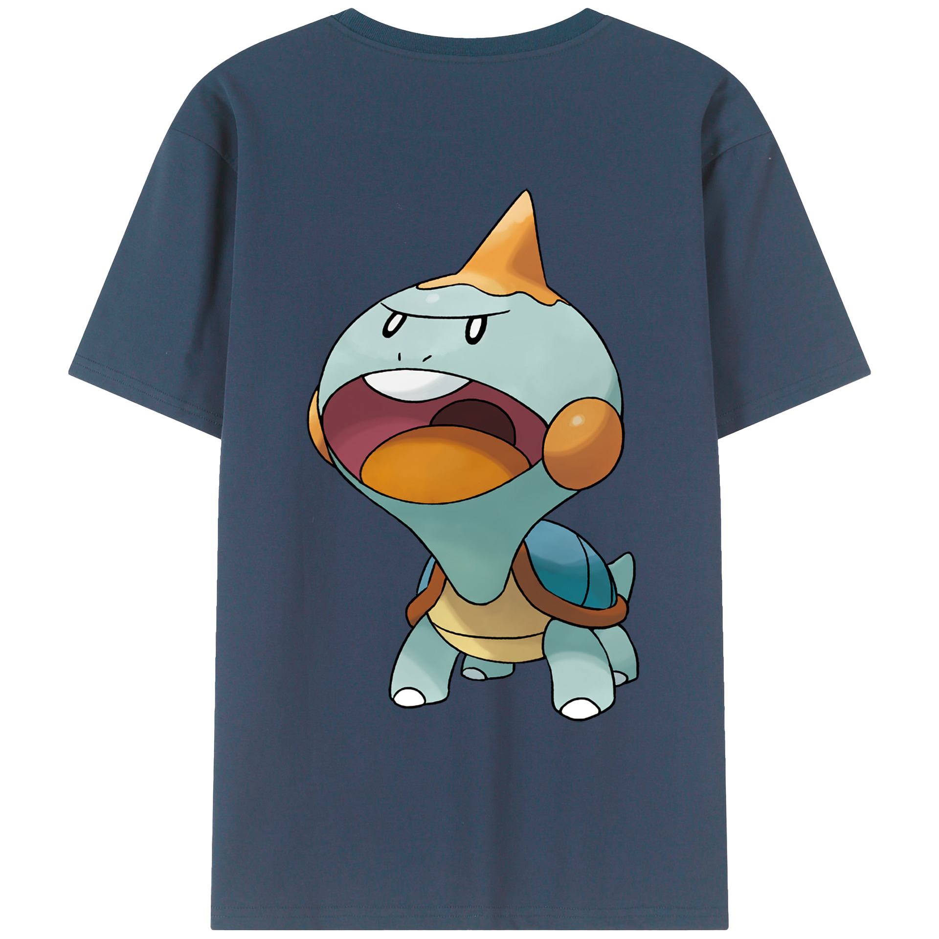 （画像用） ポケットモンスター Pokémon 綿100％ メンズ半袖Tシャツ（バックプリント） 通気性