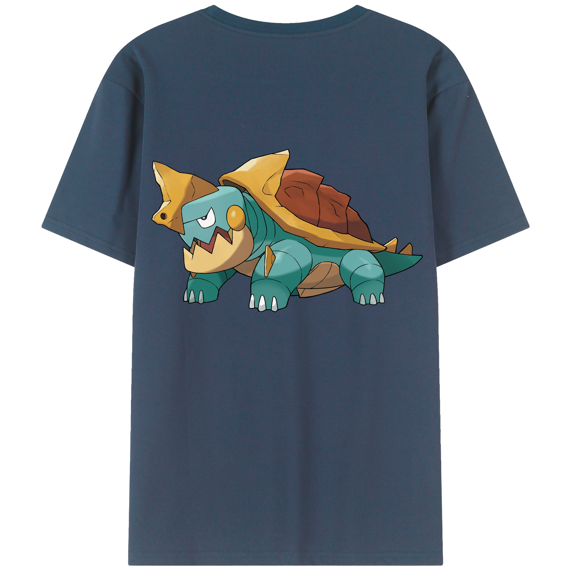 （画像用） ポケットモンスター Pokémon 綿100％ メンズ半袖Tシャツ（バックプリント） 通気性