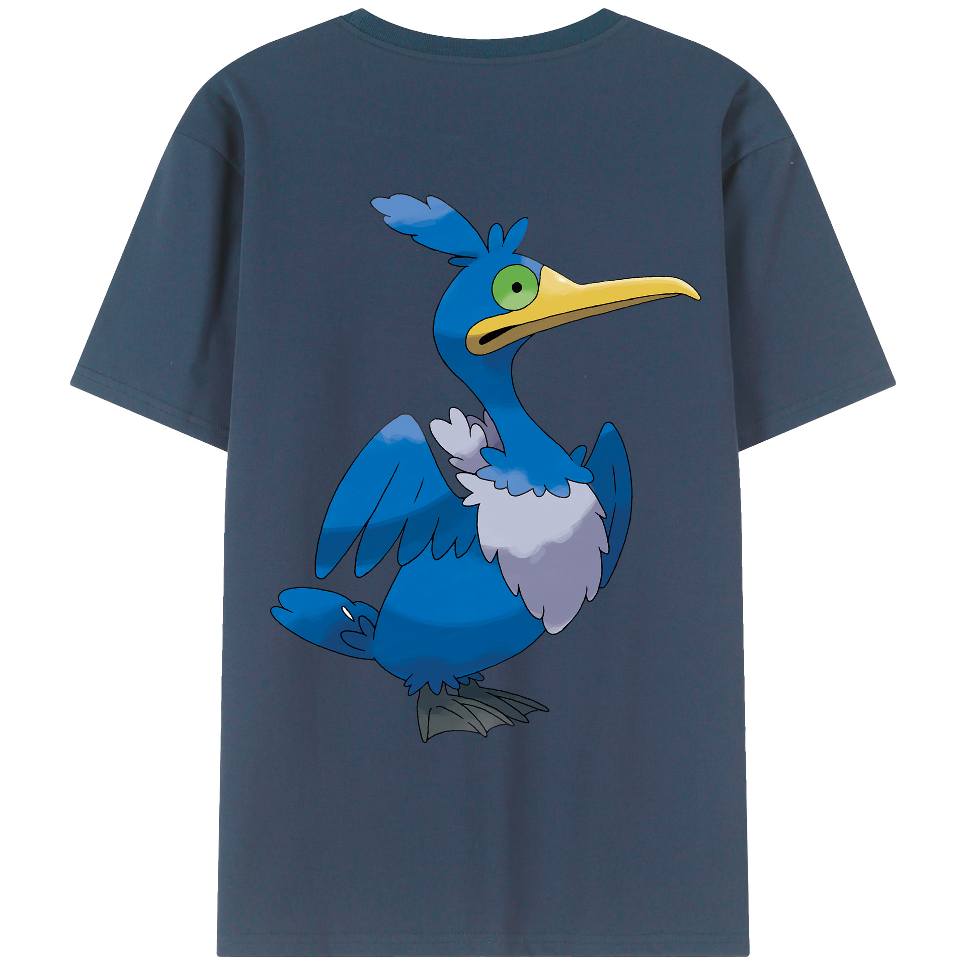 （画像用） ポケットモンスター Pokémon 綿100％ メンズ半袖Tシャツ（バックプリント） 通気性
