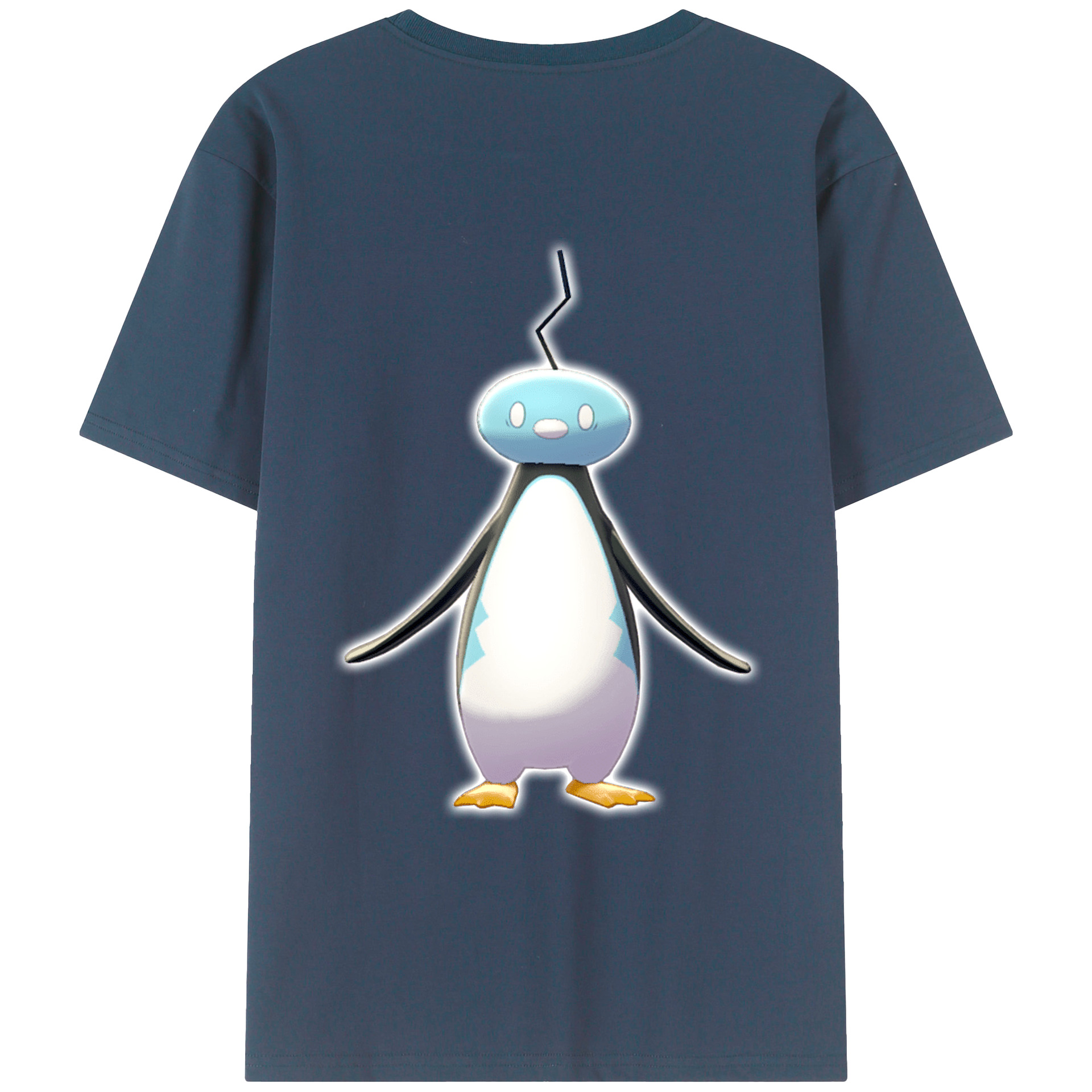 （画像用） ポケットモンスター Pokémon 綿100％ メンズ半袖Tシャツ（バックプリント） 通気性