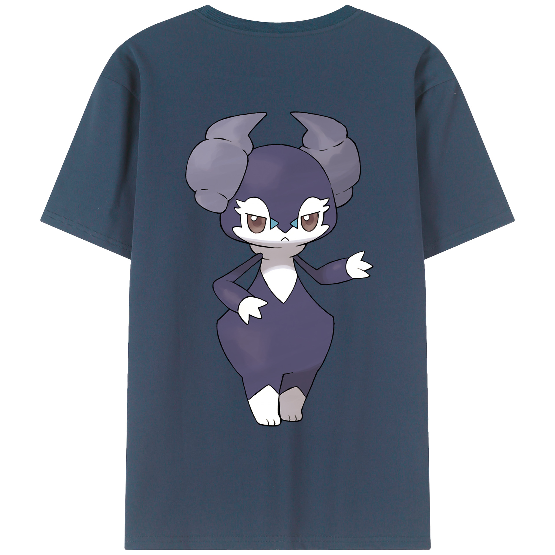 （画像用） ポケットモンスター Pokémon 綿100％ メンズ半袖Tシャツ（バックプリント） 通気性
