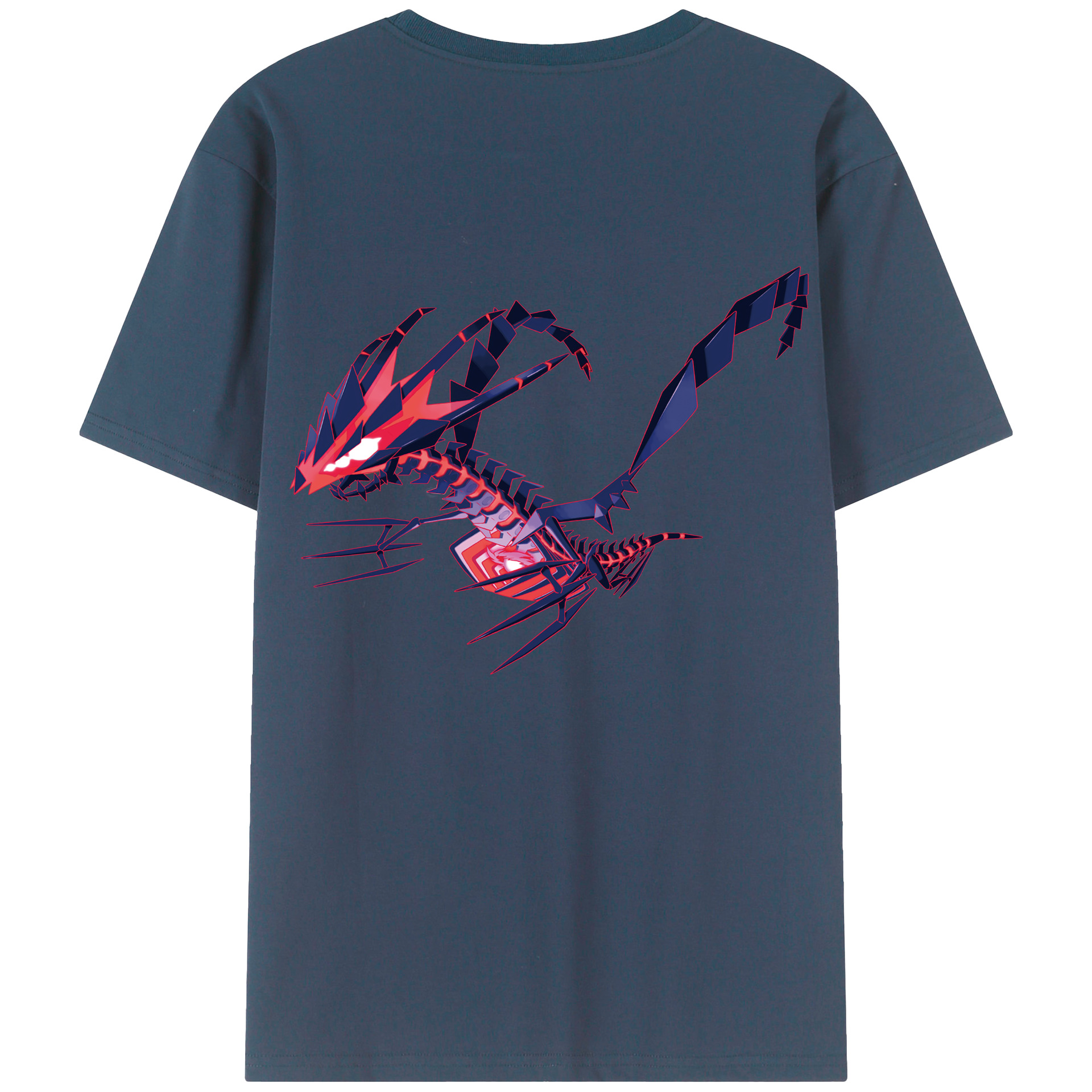 （画像用） ポケットモンスター Pokémon 綿100％ メンズ半袖Tシャツ（バックプリント） 通気性