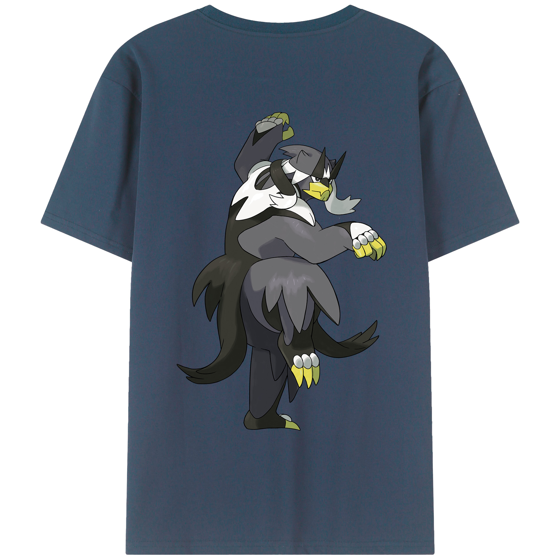 （画像用） ポケットモンスター Pokémon 綿100％ メンズ半袖Tシャツ（バックプリント） 通気性