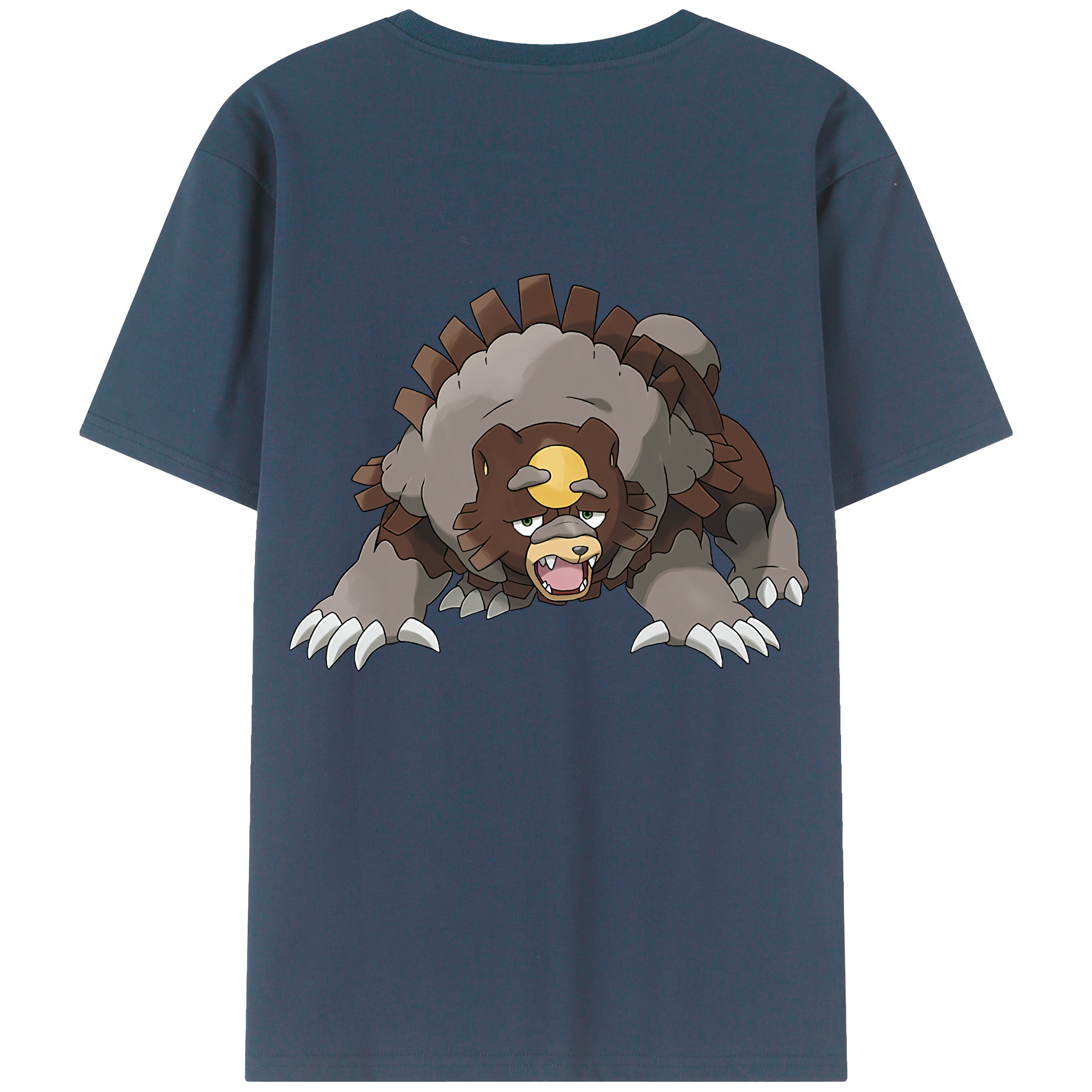 （画像用） ポケットモンスター Pokémon 綿100％ メンズ半袖Tシャツ（バックプリント） 通気性