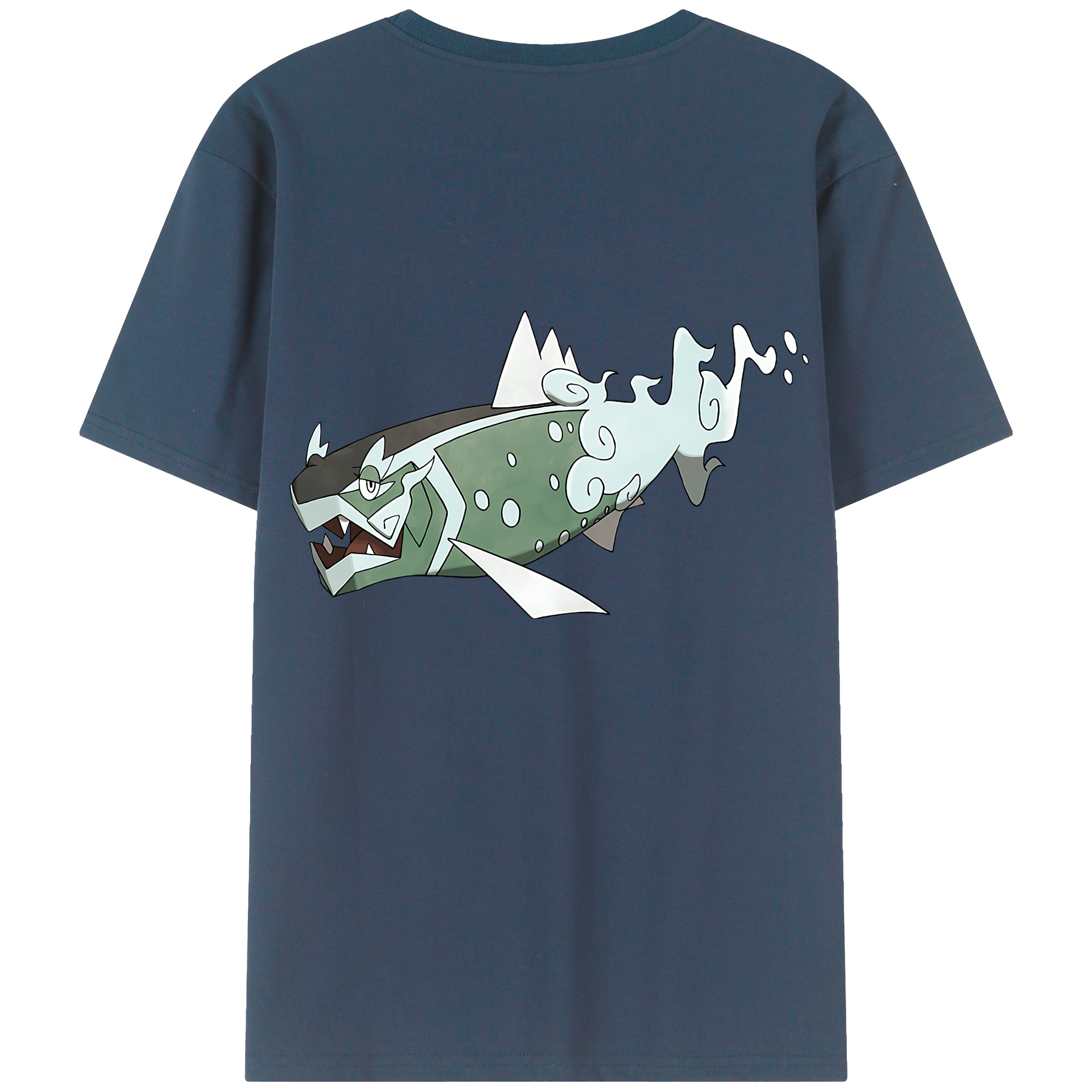（画像用） ポケットモンスター Pokémon 綿100％ メンズ半袖Tシャツ（バックプリント） 通気性
