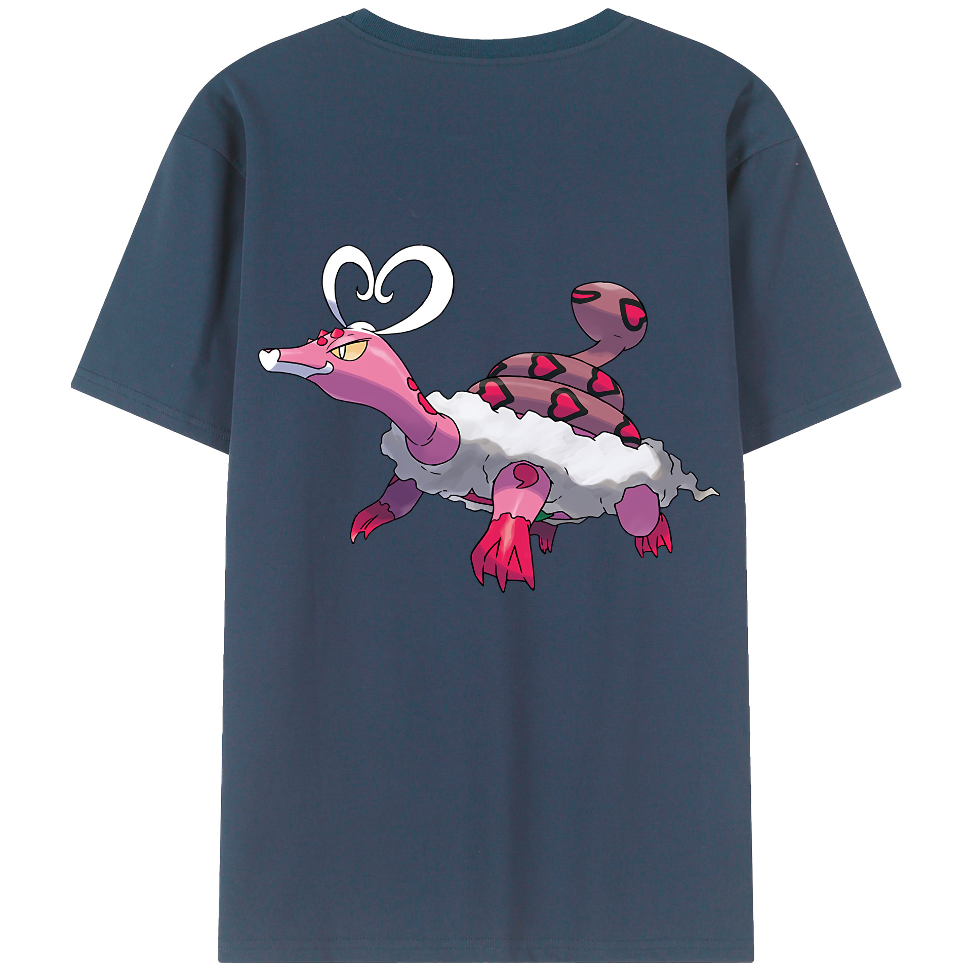 （画像用） ポケットモンスター Pokémon 綿100％ メンズ半袖Tシャツ（バックプリント） 通気性