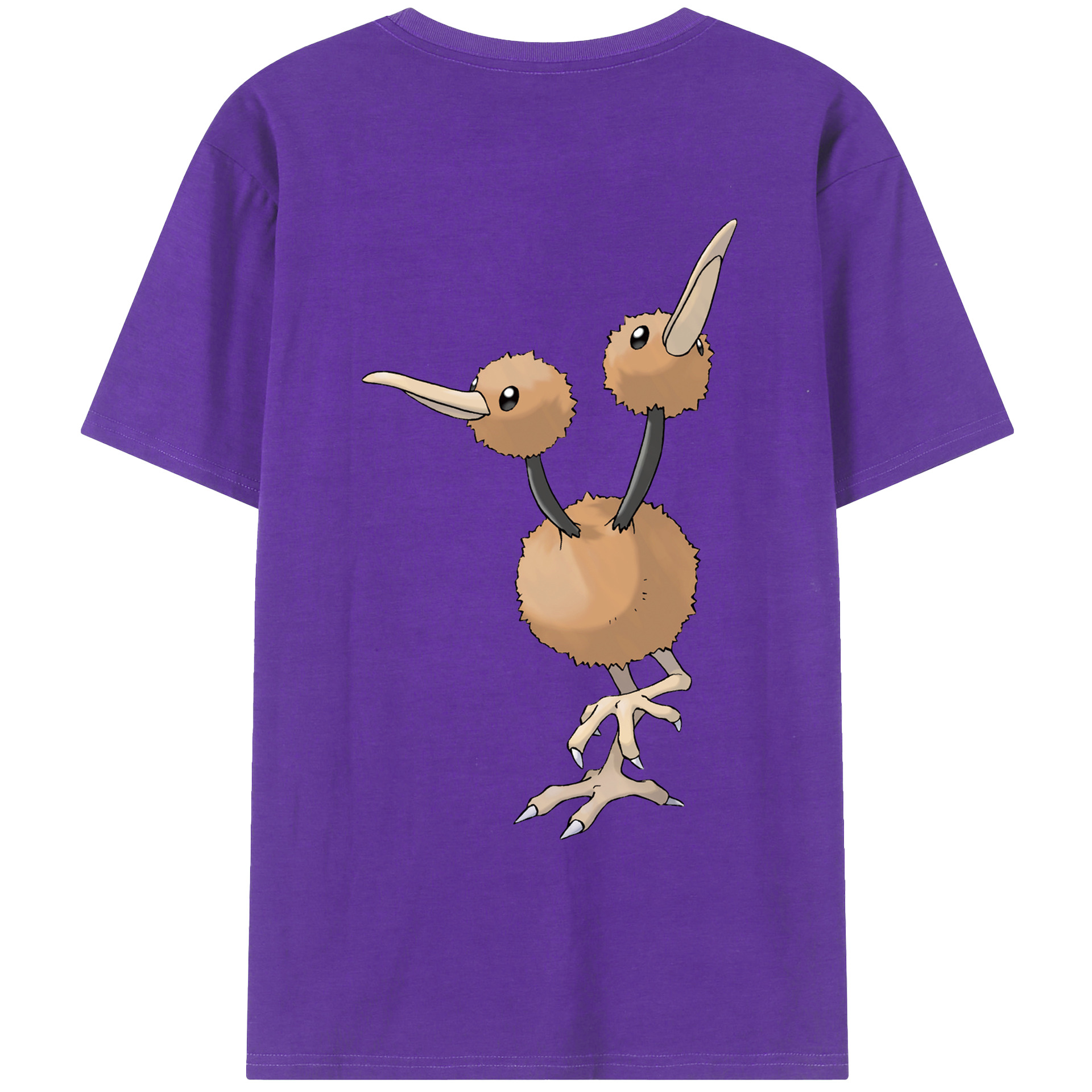 （画像用） ポケットモンスター Pokémon 綿100％ メンズ半袖Tシャツ（バックプリント） 通気性