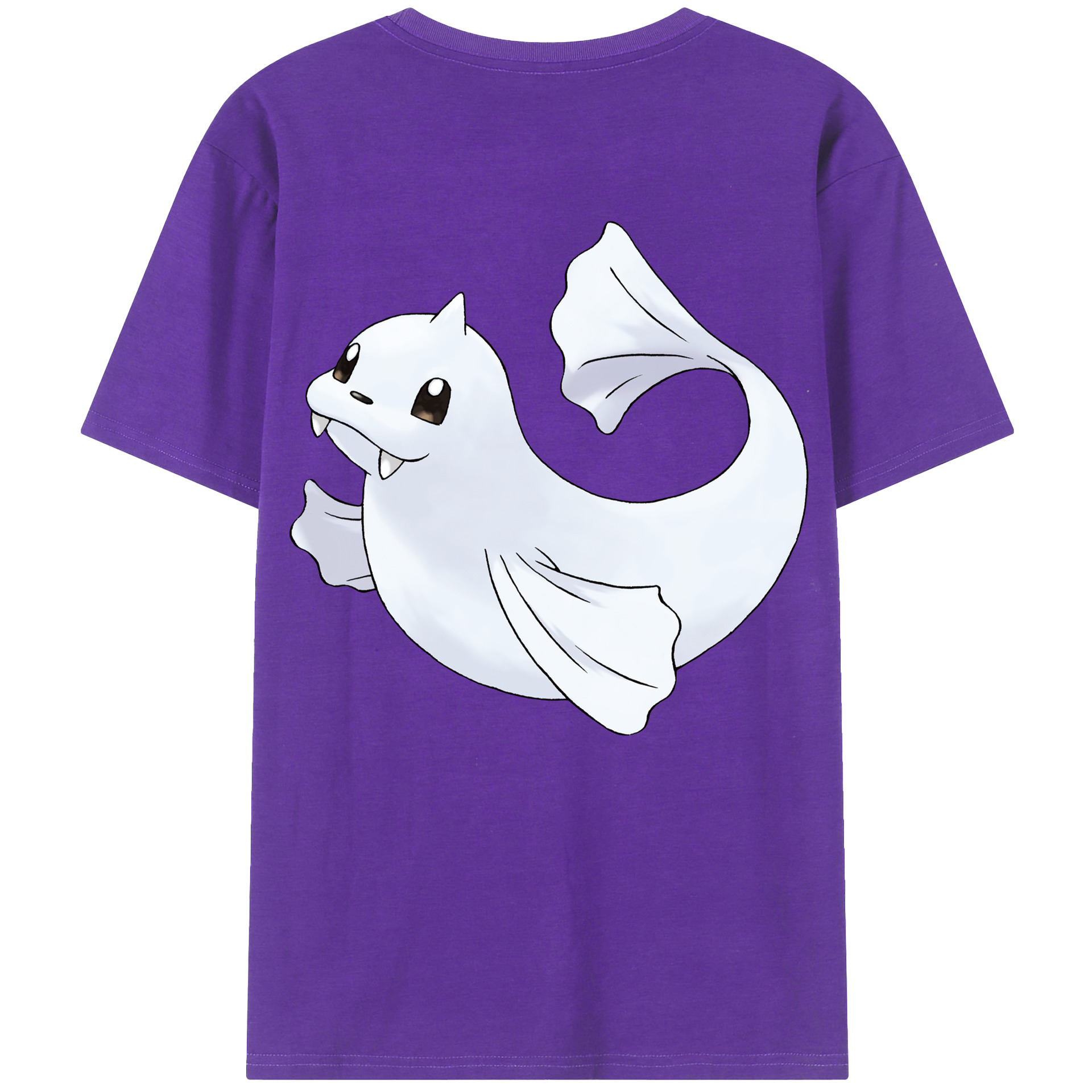 （画像用） ポケットモンスター Pokémon 綿100％ メンズ半袖Tシャツ（バックプリント） 通気性