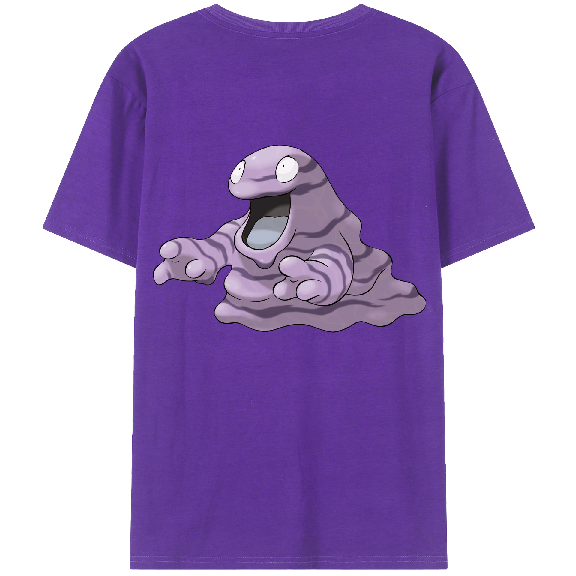 （画像用） ポケットモンスター Pokémon 綿100％ メンズ半袖Tシャツ（バックプリント） 通気性