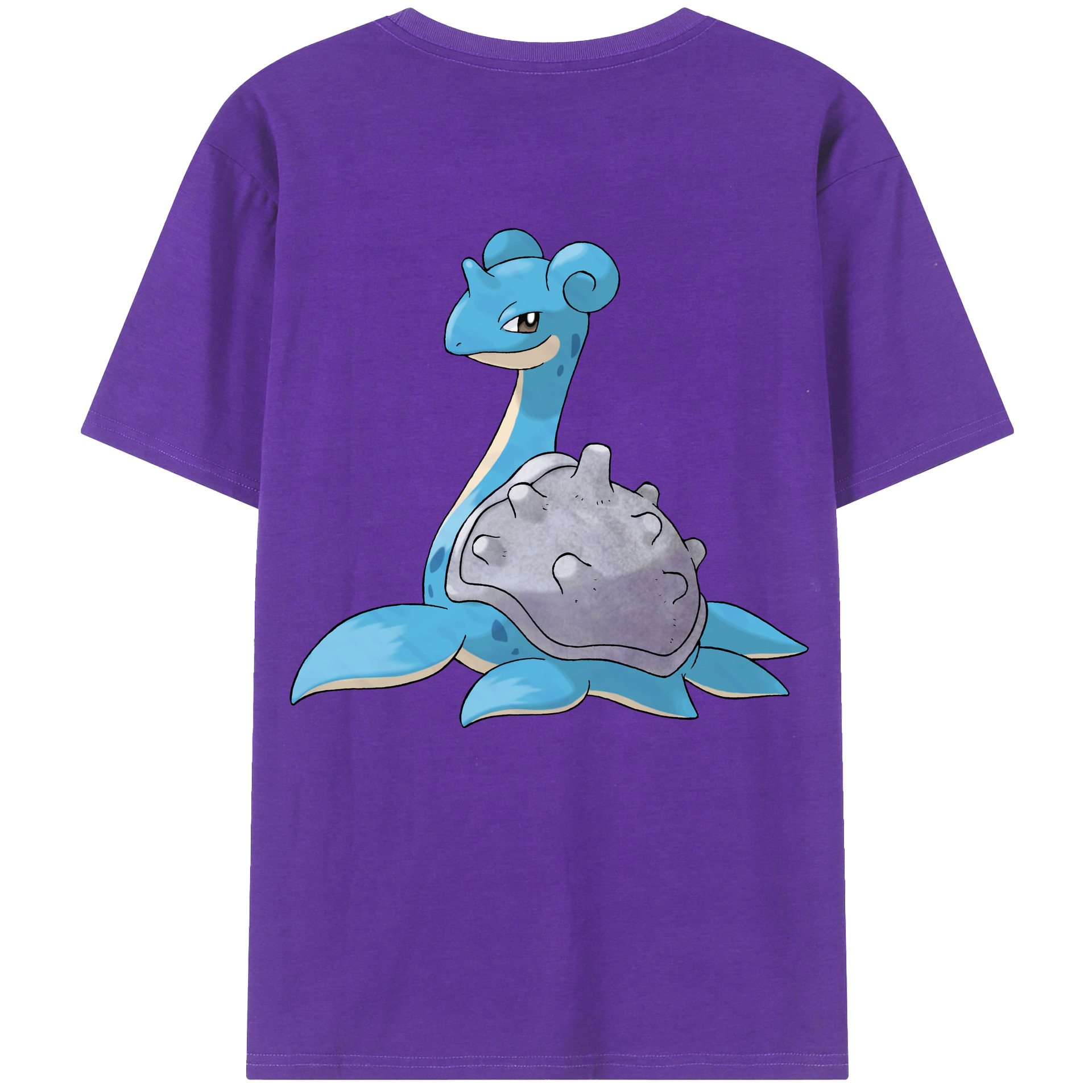 （画像用） ポケットモンスター Pokémon 綿100％ メンズ半袖Tシャツ（バックプリント） 通気性