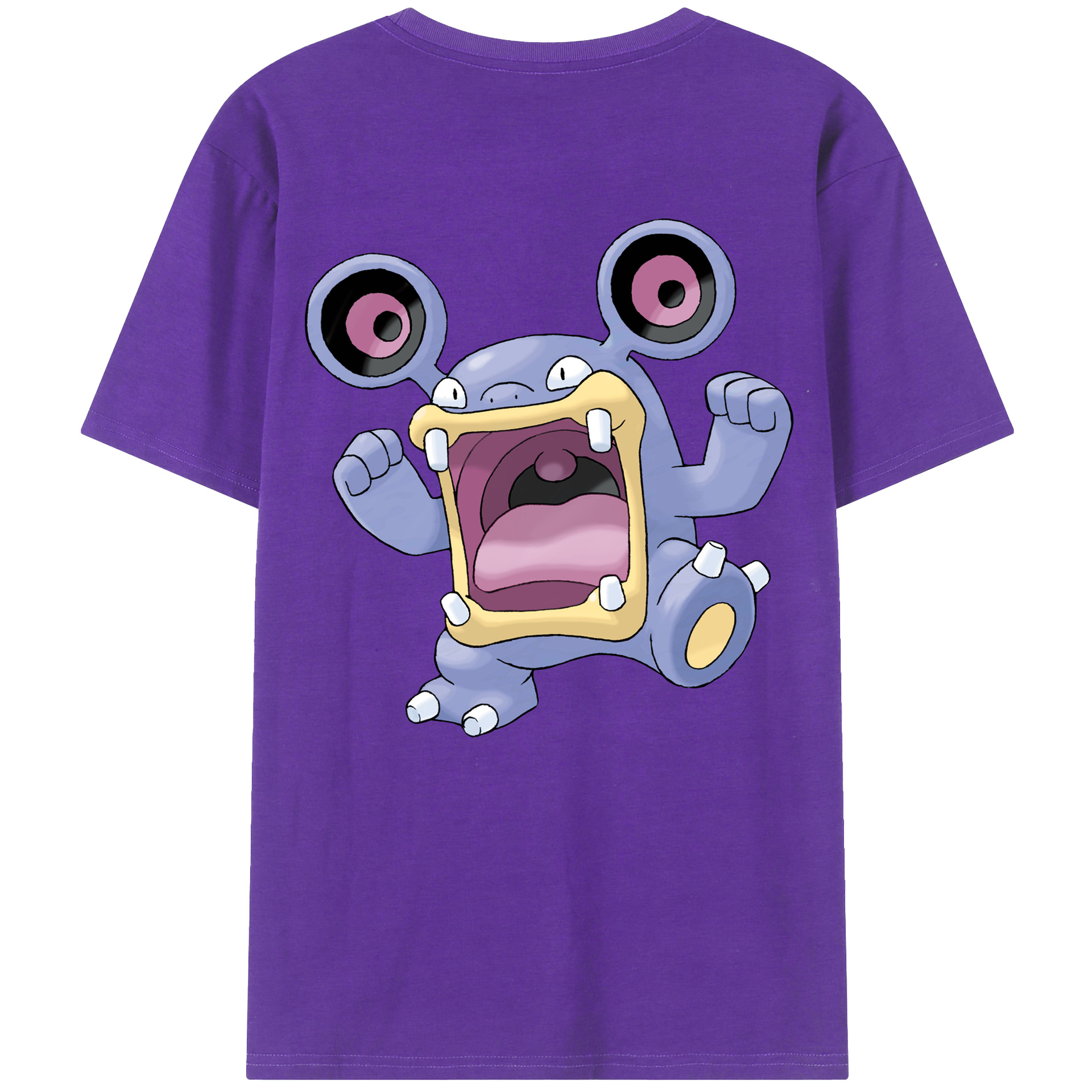 （画像用） ポケットモンスター Pokémon 綿100％ メンズ半袖Tシャツ（バックプリント） 通気性