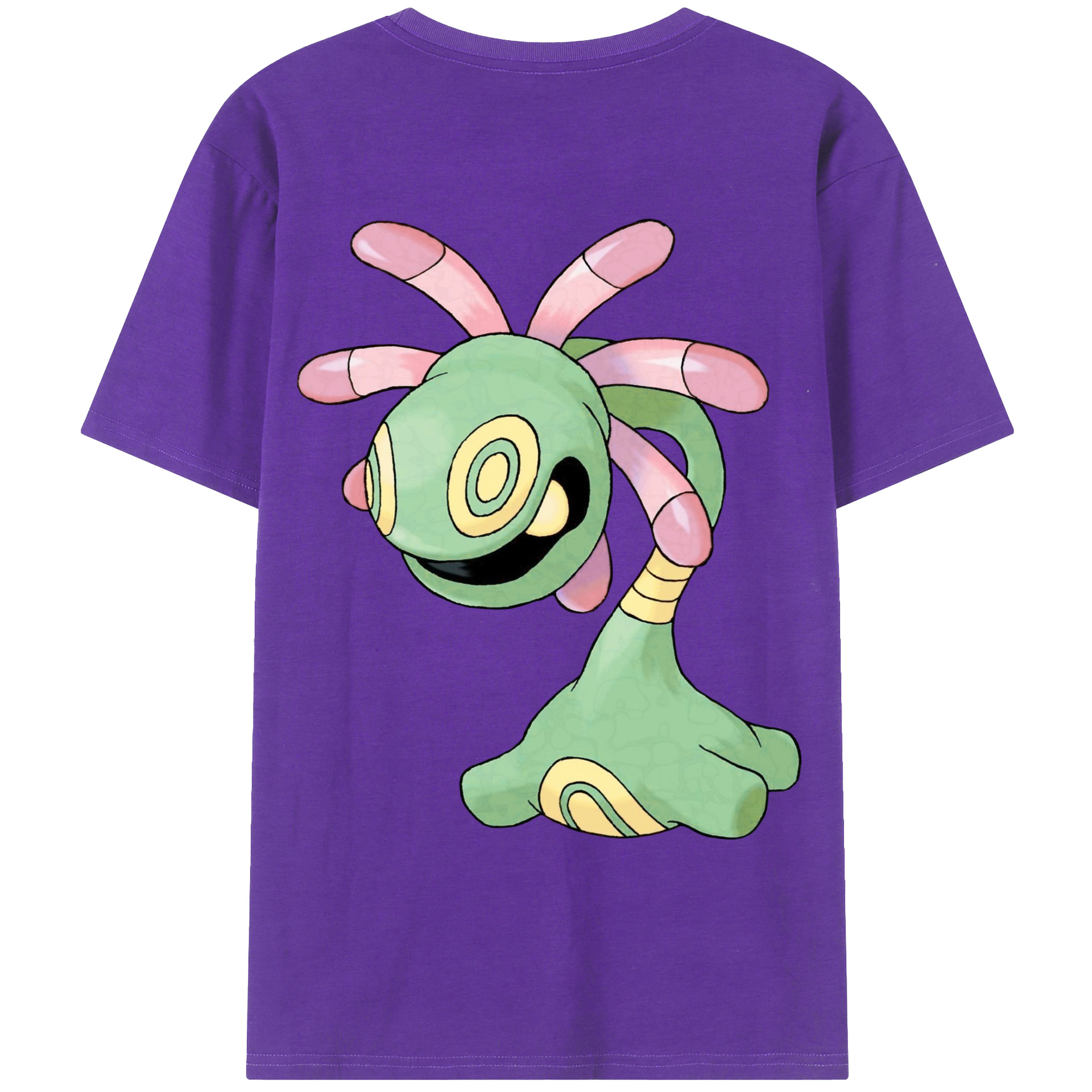 （画像用） ポケットモンスター Pokémon 綿100％ メンズ半袖Tシャツ（バックプリント） 通気性