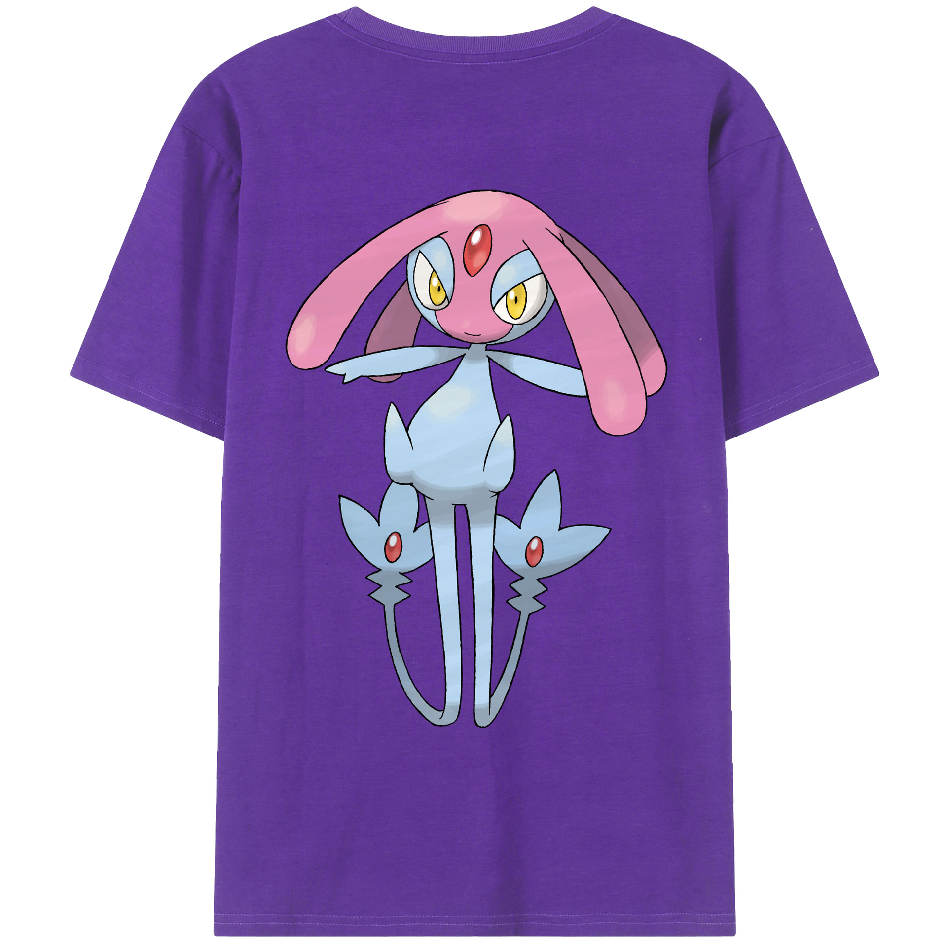 （画像用） ポケットモンスター Pokémon 綿100％ メンズ半袖Tシャツ（バックプリント） 通気性