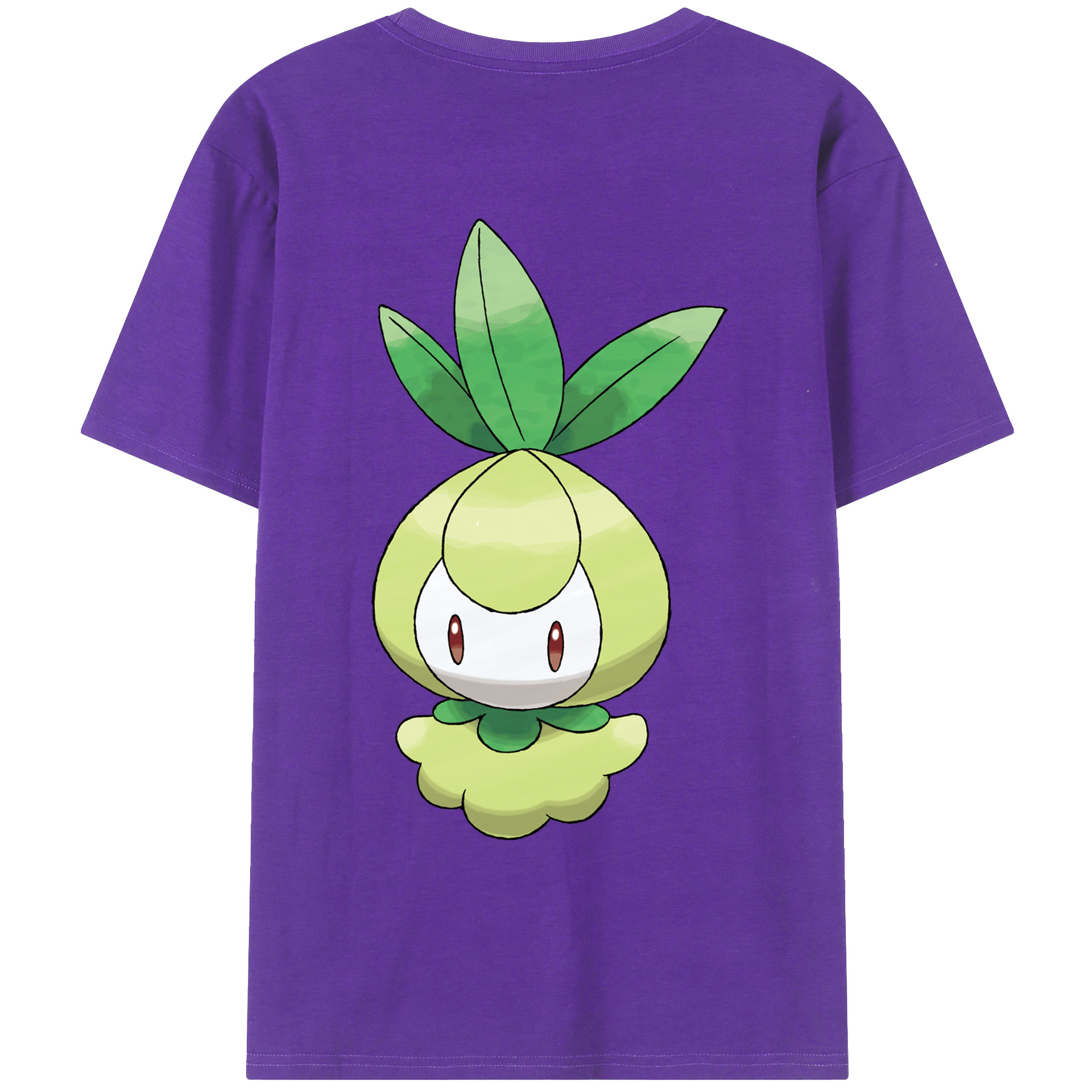 （画像用） ポケットモンスター Pokémon 綿100％ メンズ半袖Tシャツ（バックプリント） 通気性