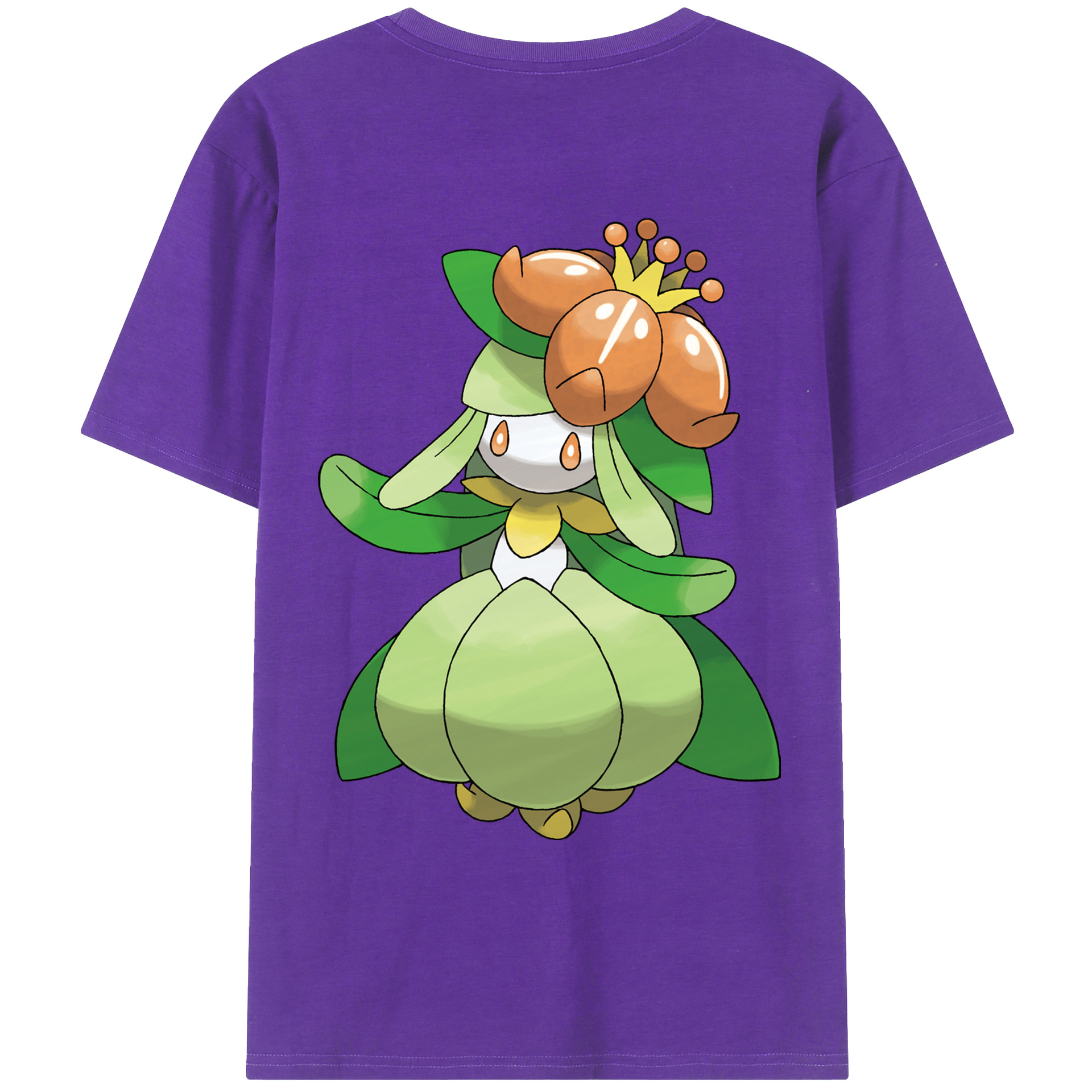 （画像用） ポケットモンスター Pokémon 綿100％ メンズ半袖Tシャツ（バックプリント） 通気性