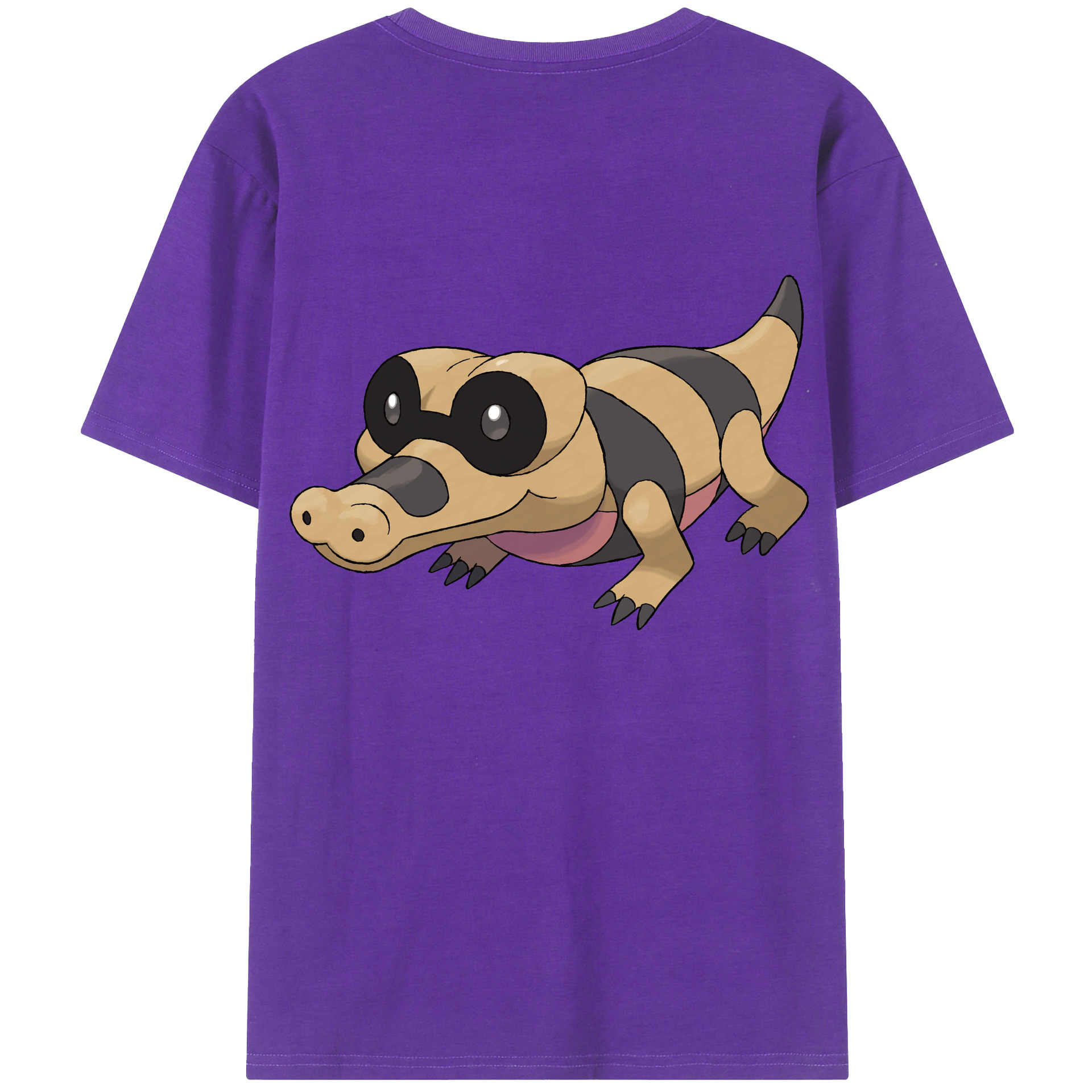 （画像用） ポケットモンスター Pokémon 綿100％ メンズ半袖Tシャツ（バックプリント） 通気性