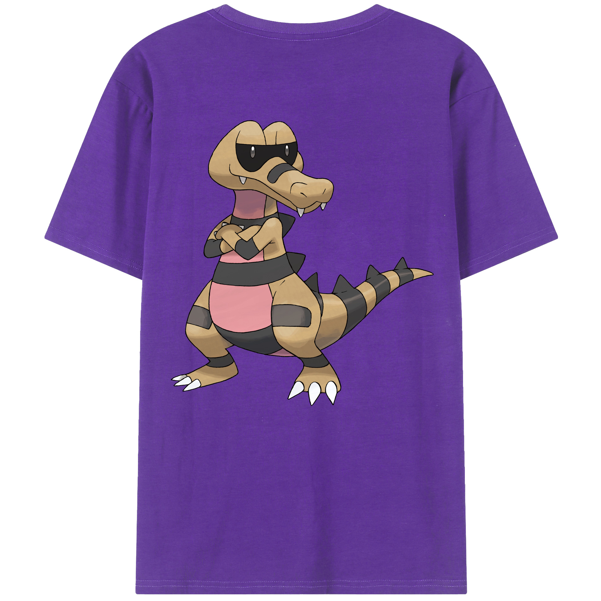 （画像用） ポケットモンスター Pokémon 綿100％ メンズ半袖Tシャツ（バックプリント） 通気性