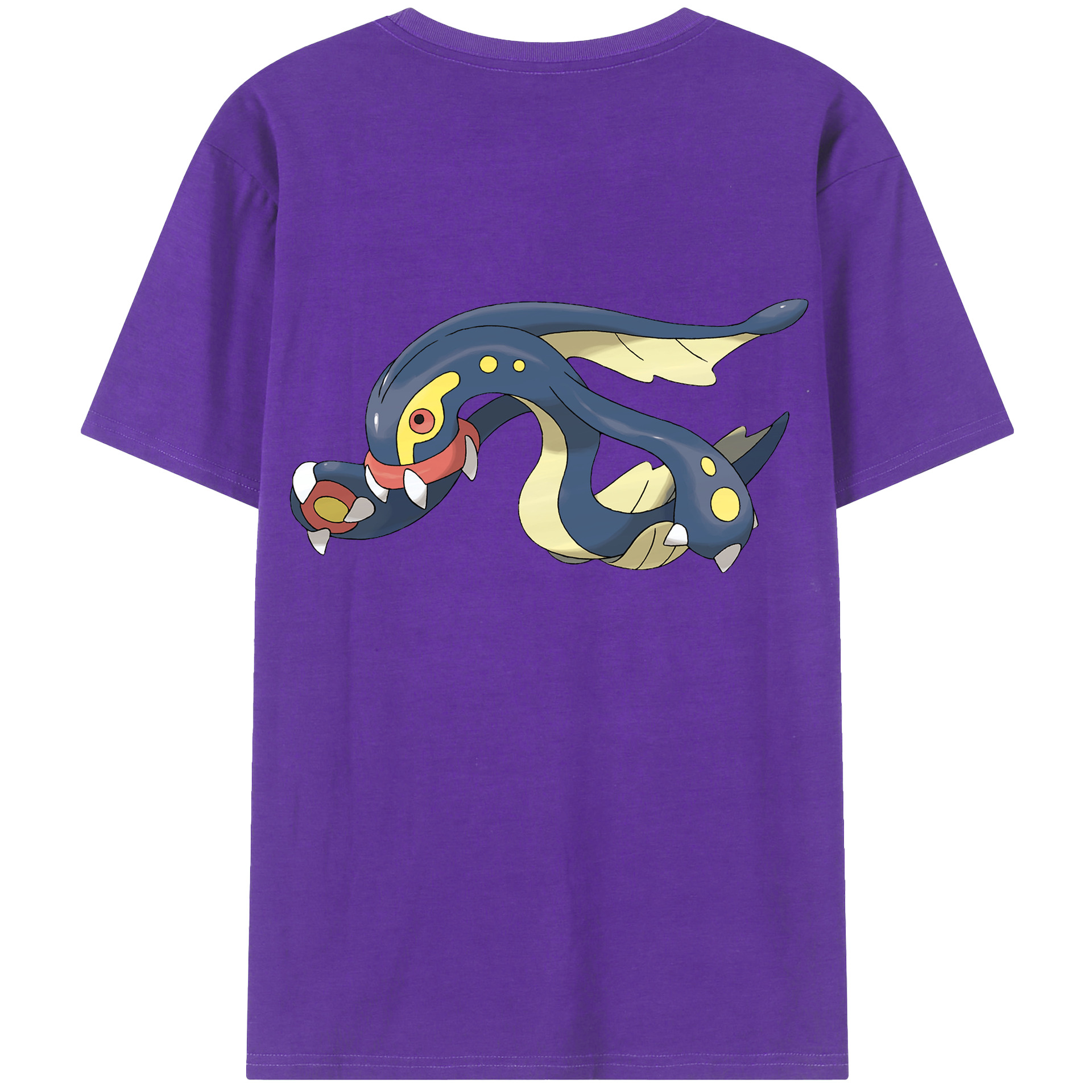 （画像用） ポケットモンスター Pokémon 綿100％ メンズ半袖Tシャツ（バックプリント） 通気性