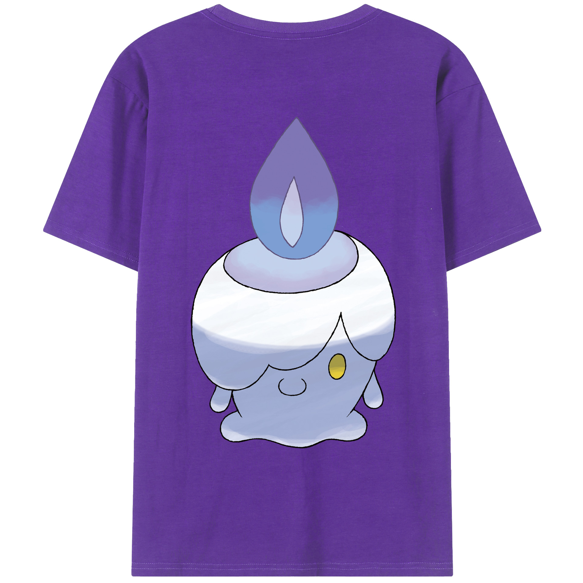 （画像用） ポケットモンスター Pokémon 綿100％ メンズ半袖Tシャツ（バックプリント） 通気性